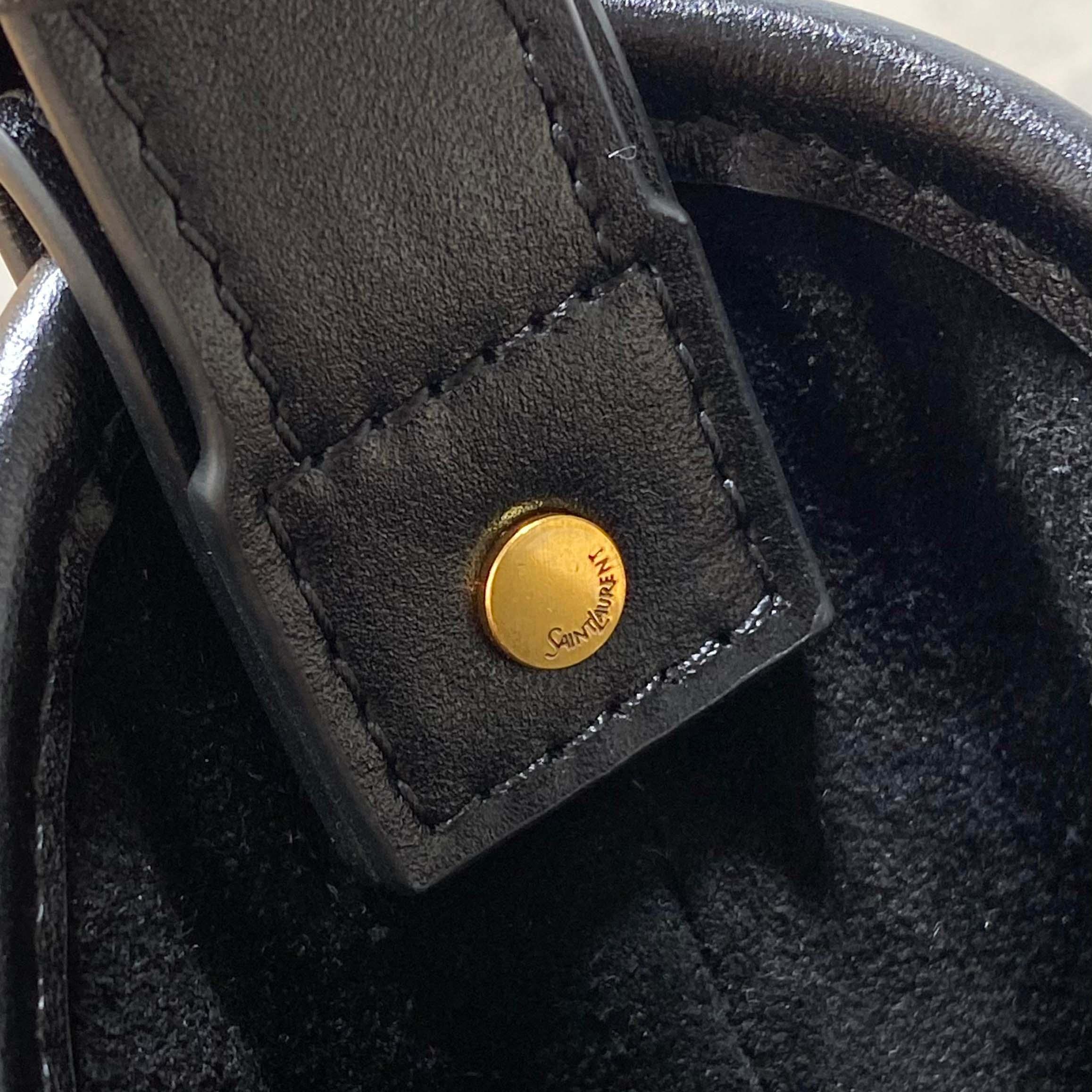 Saint Laurent MOMBASA Small In Leather - FashionPlug