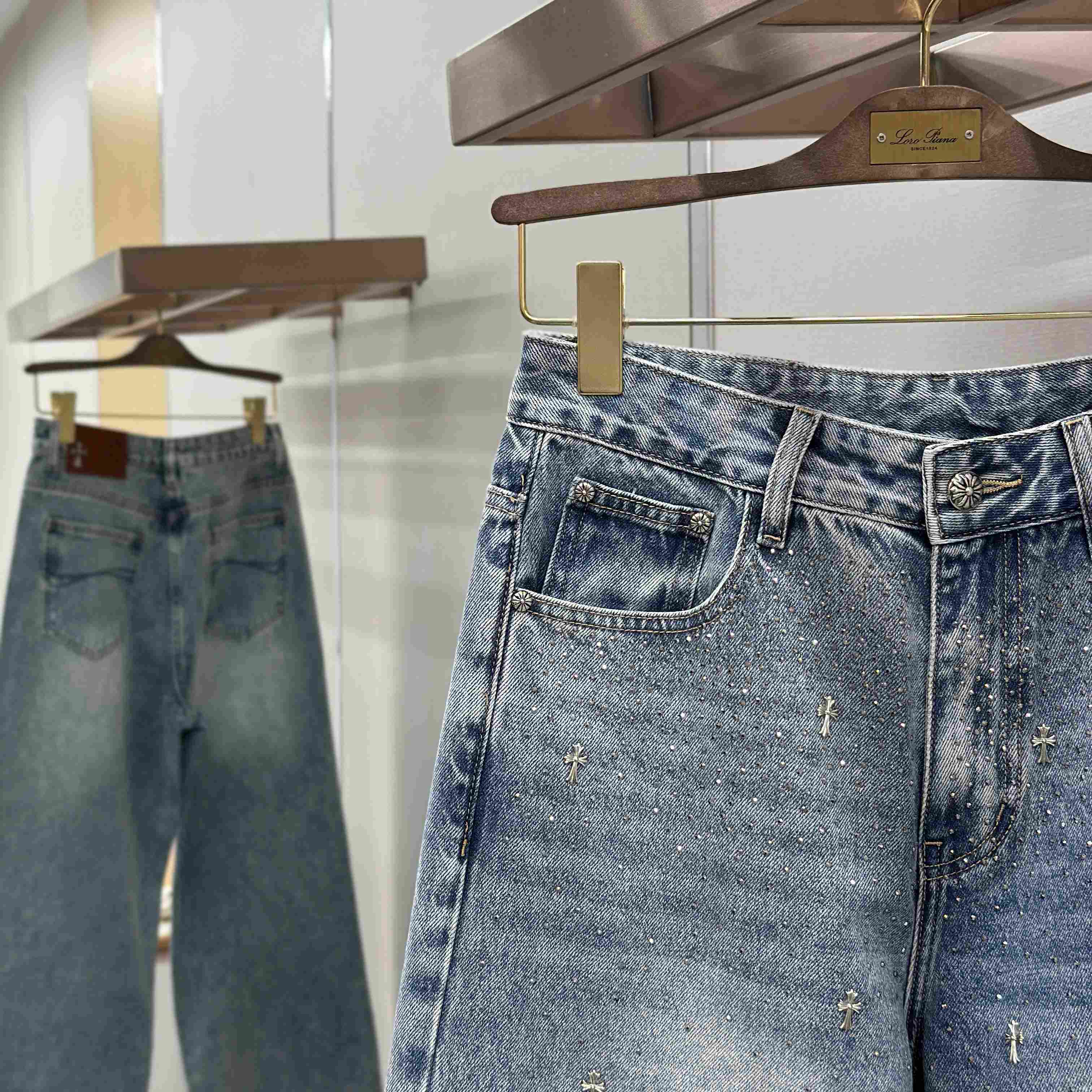 Chrome Hearts Jeans - FashionPlug