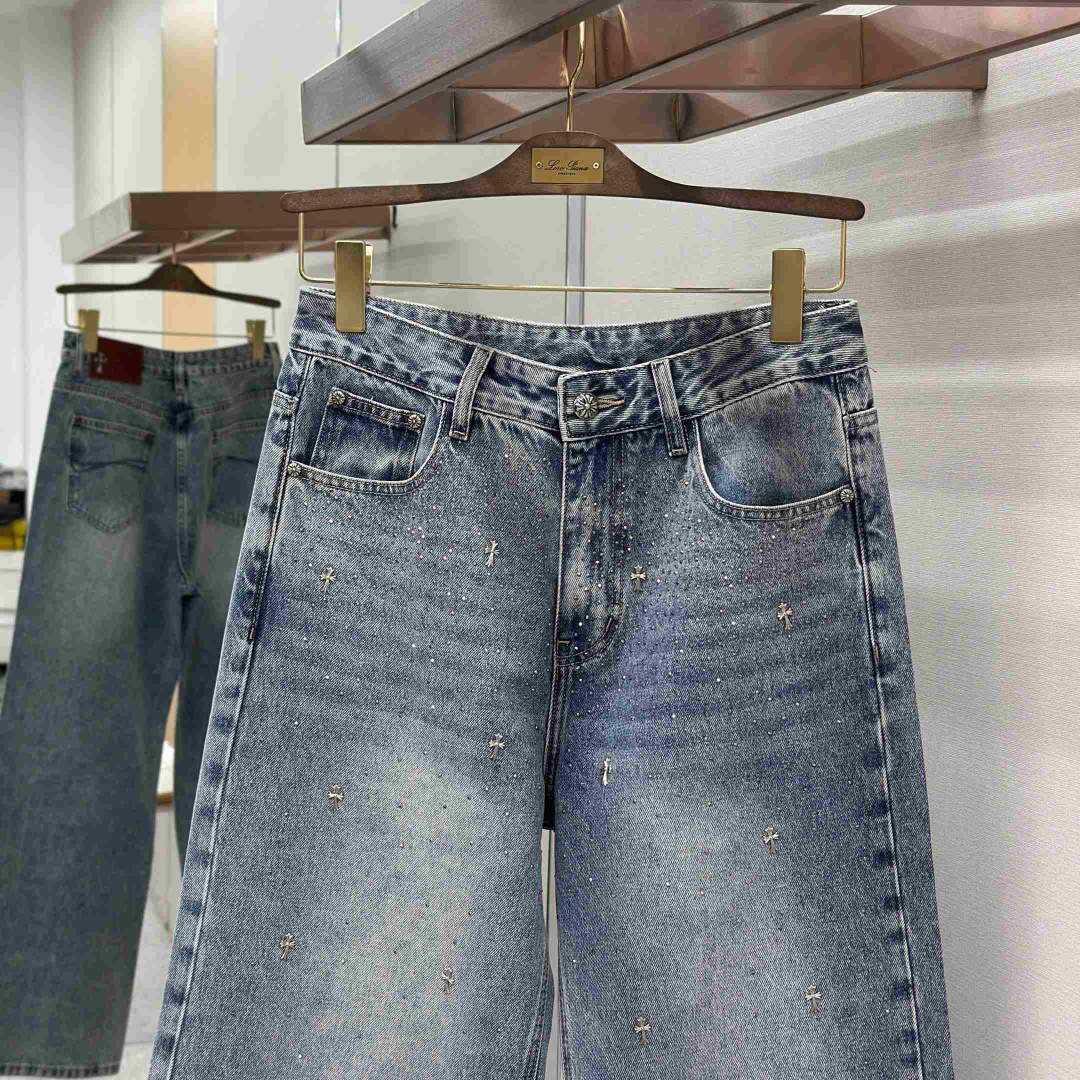 Chrome Hearts Jeans - FashionPlug