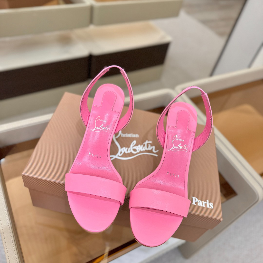 Christian Louboutin Marilyn Leather Sandals - FashionPlug