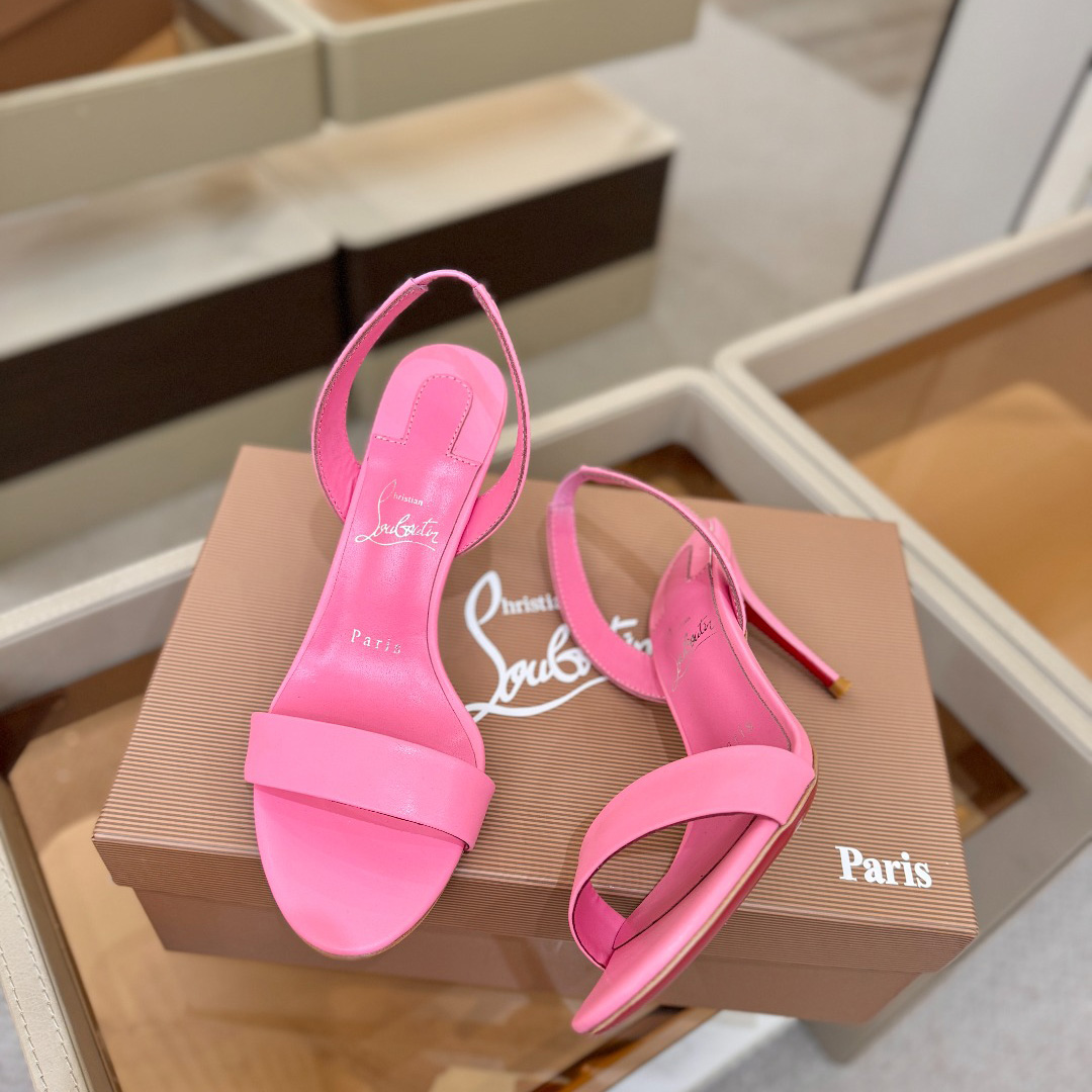 Christian Louboutin Marilyn Leather Sandals - FashionPlug