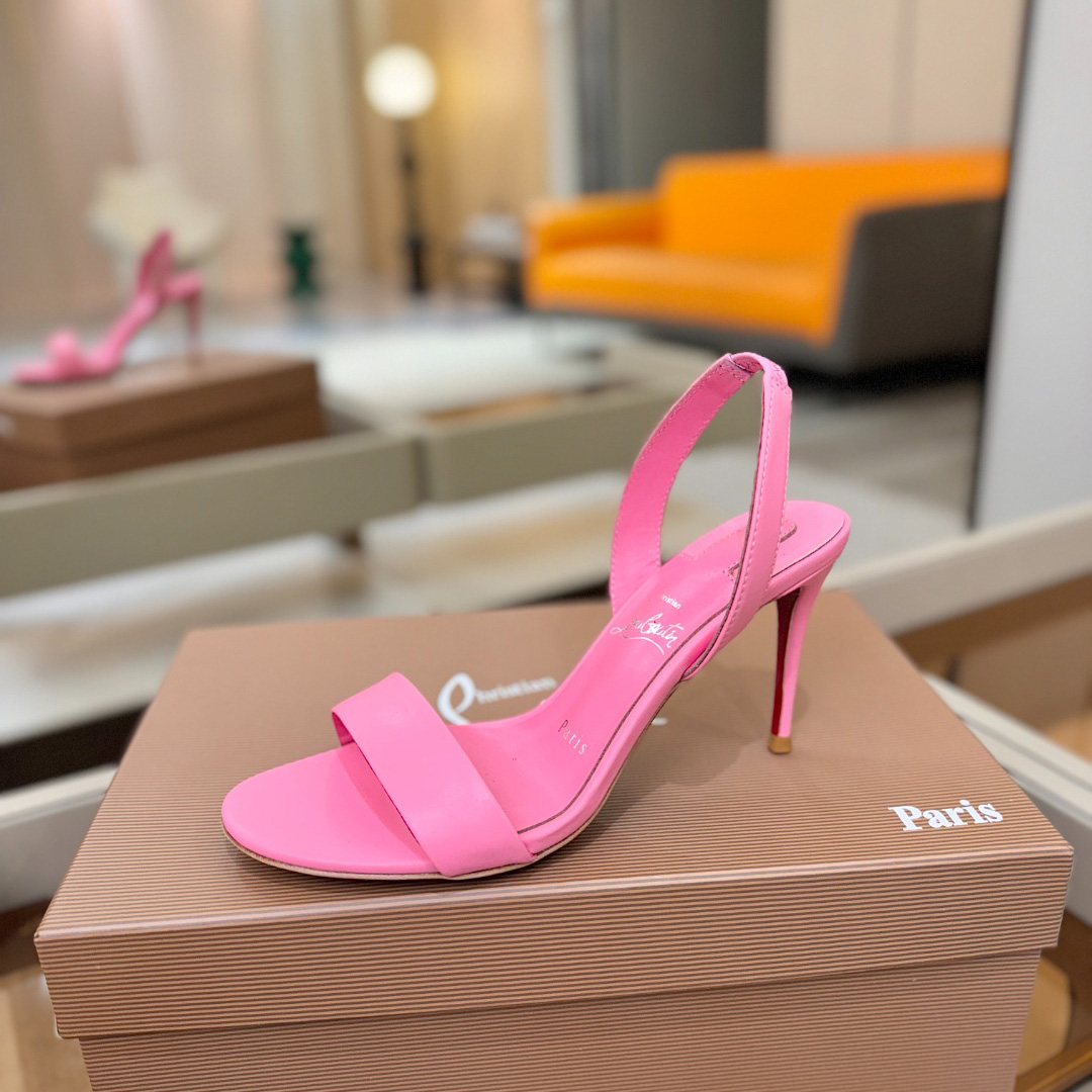 Christian Louboutin Marilyn Leather Sandals - FashionPlug