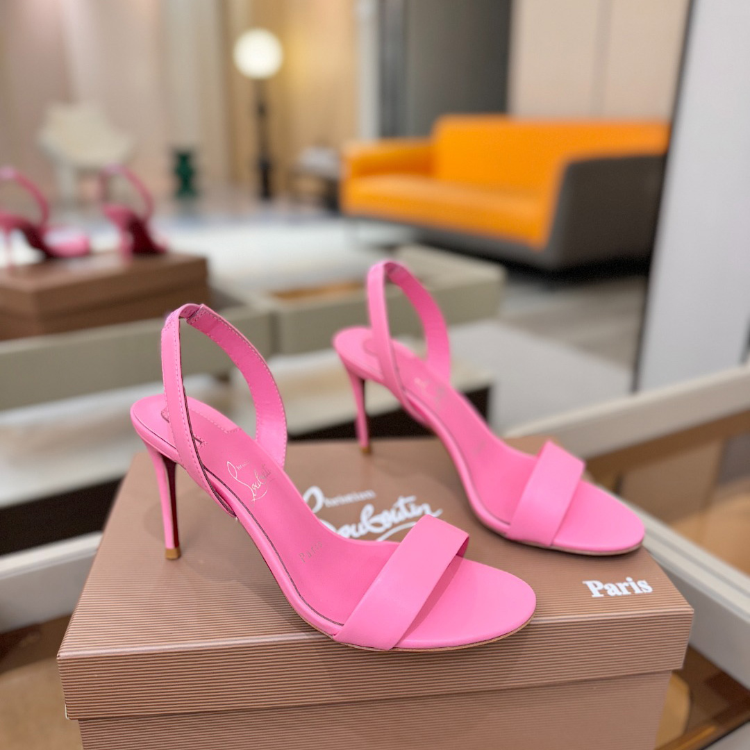 Christian Louboutin Marilyn Leather Sandals - FashionPlug