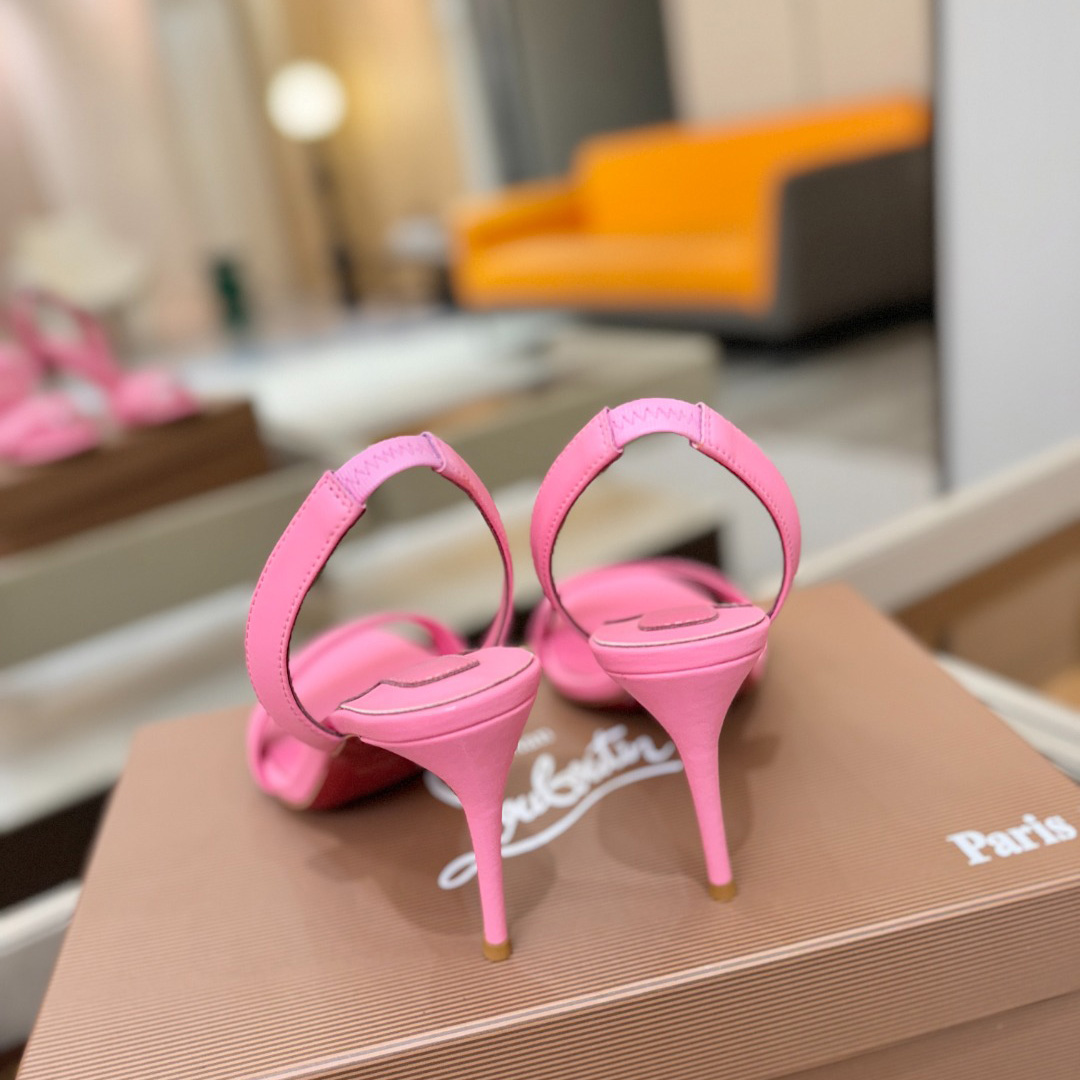 Christian Louboutin Marilyn Leather Sandals - FashionPlug
