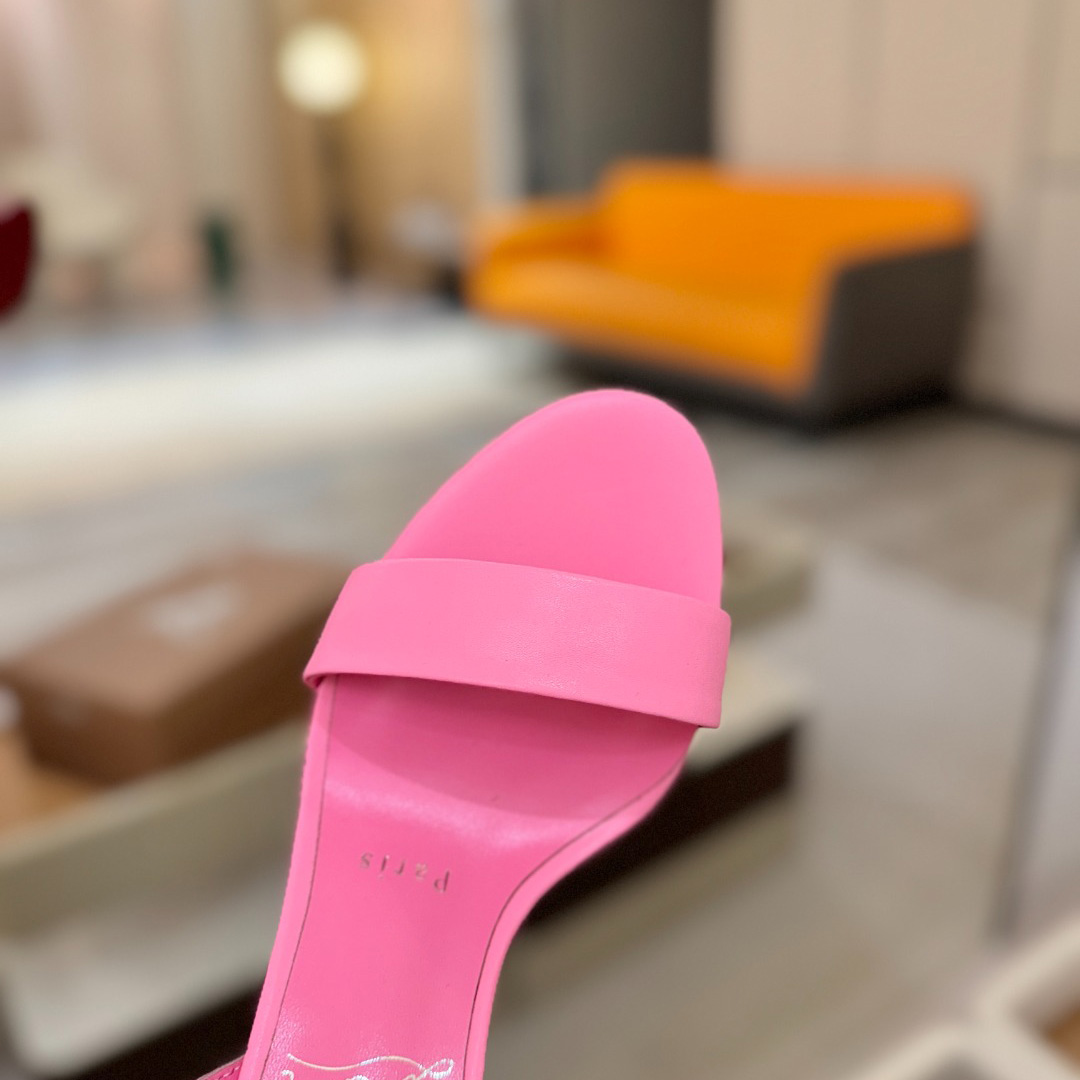 Christian Louboutin Marilyn Leather Sandals - FashionPlug