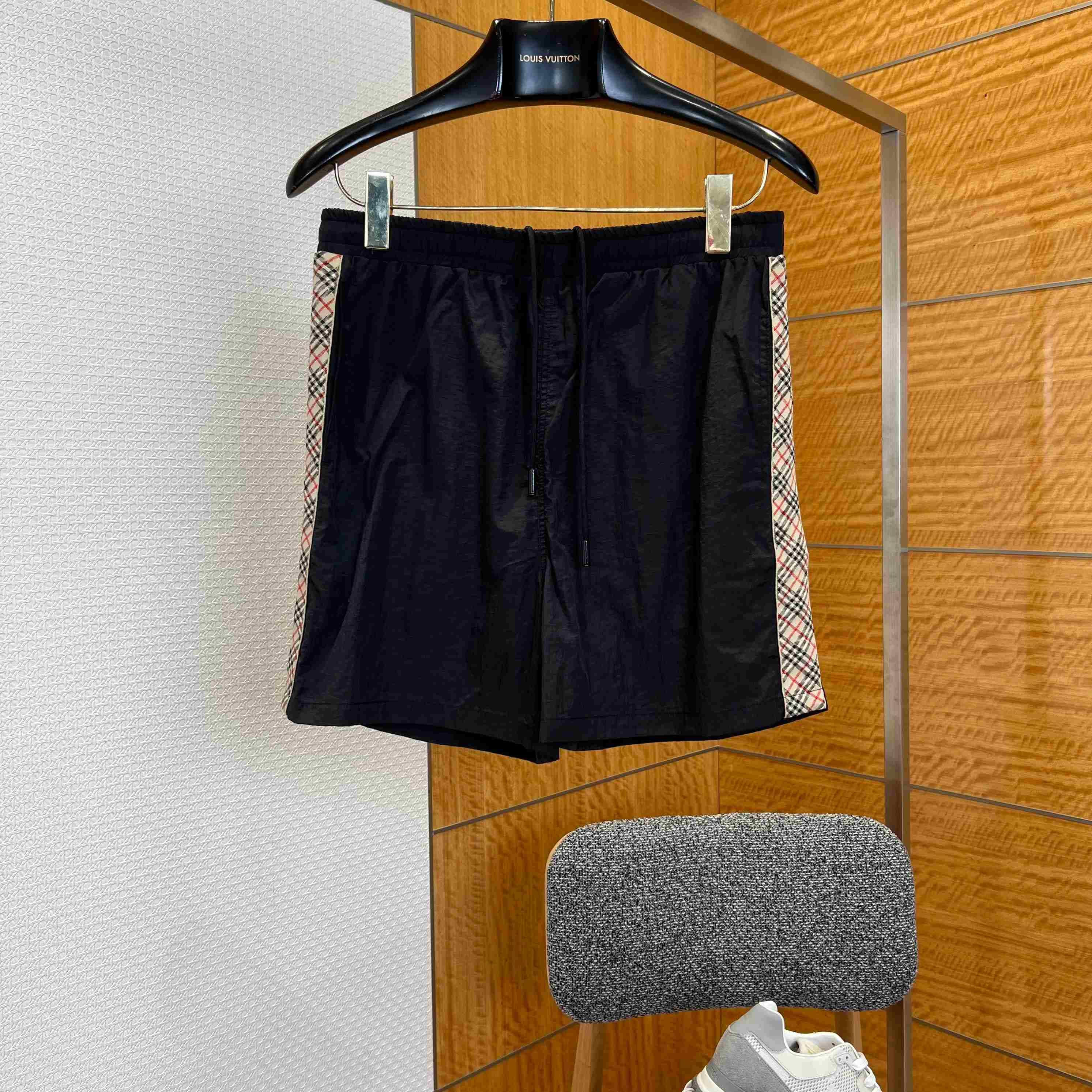 Burberry Check Trim Swim Shorts - FashionPlug