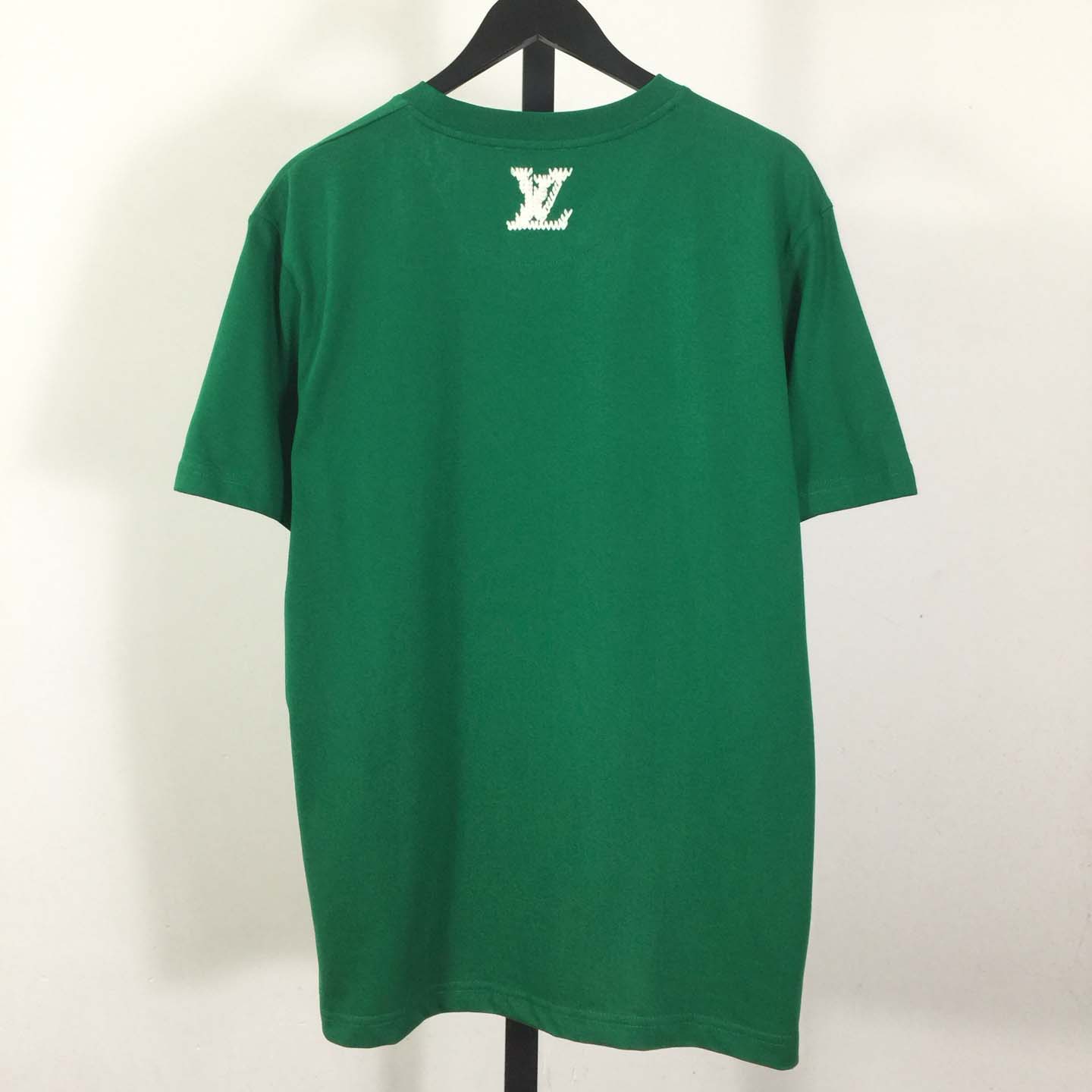 Louis Vuitton Embroidered Signature Short-Sleeved T-Shirt   1AK6IF - FashionPlug