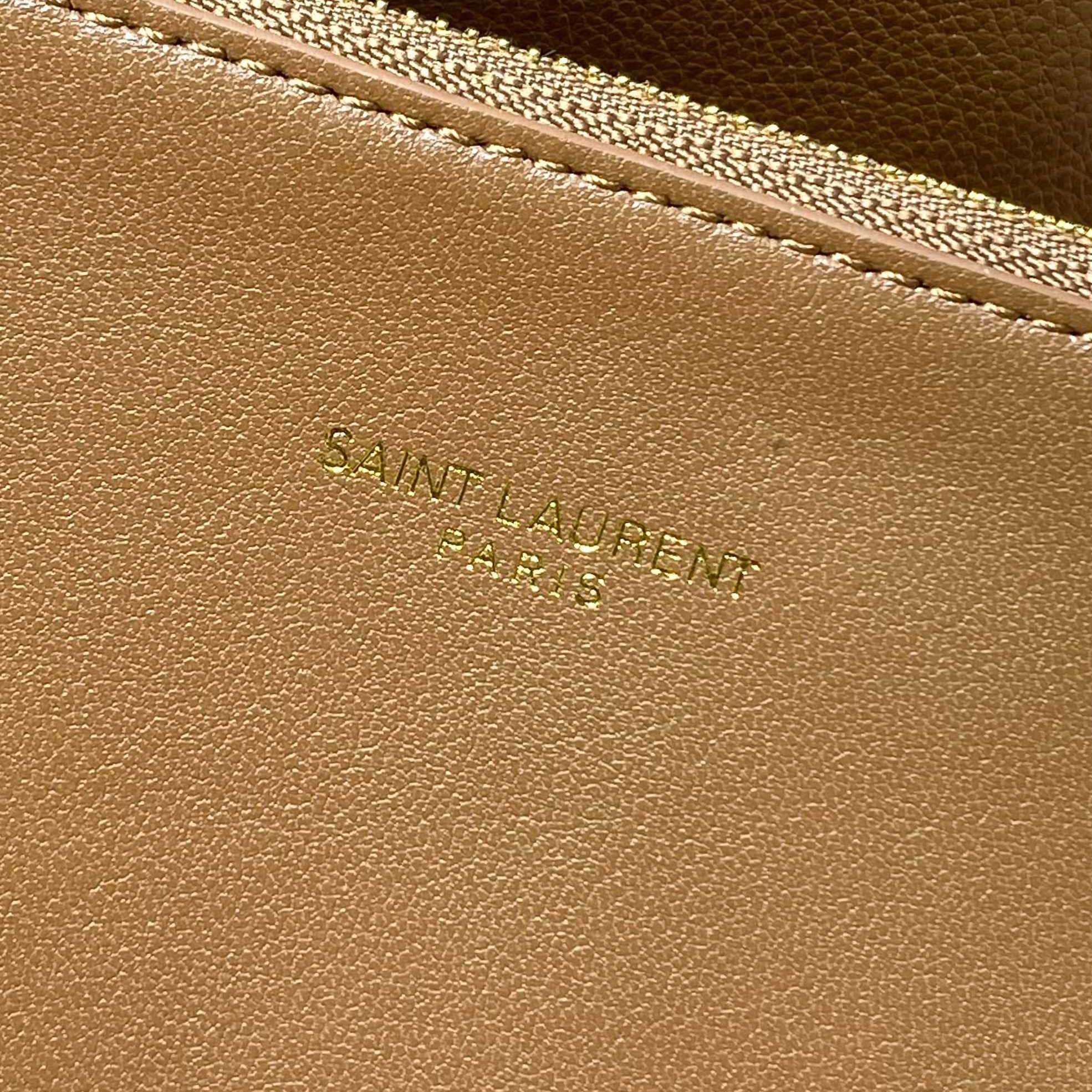Saint Laurent LE 5 À 7 Supple Small In Grained Leather - FashionPlug
