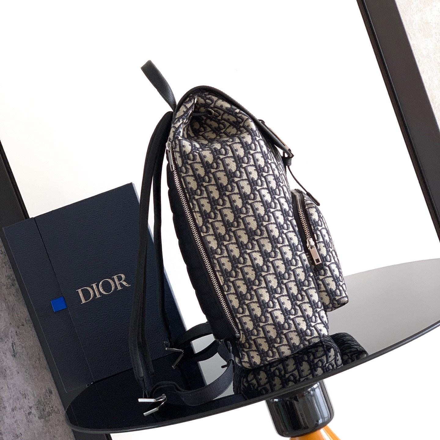 Dior Saddle Heritage Backpack With Flap - FashionPlug