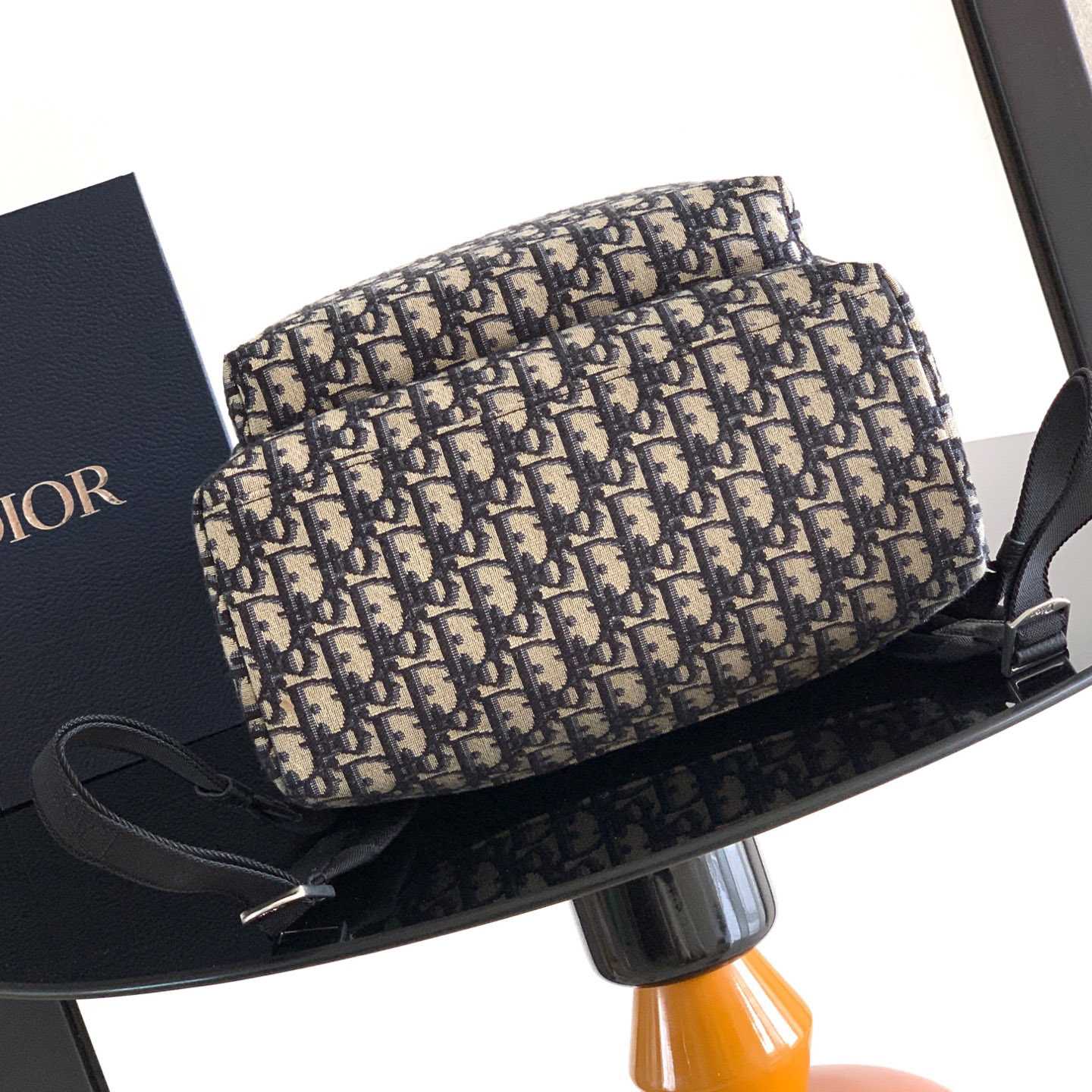 Dior Saddle Heritage Backpack With Flap - FashionPlug