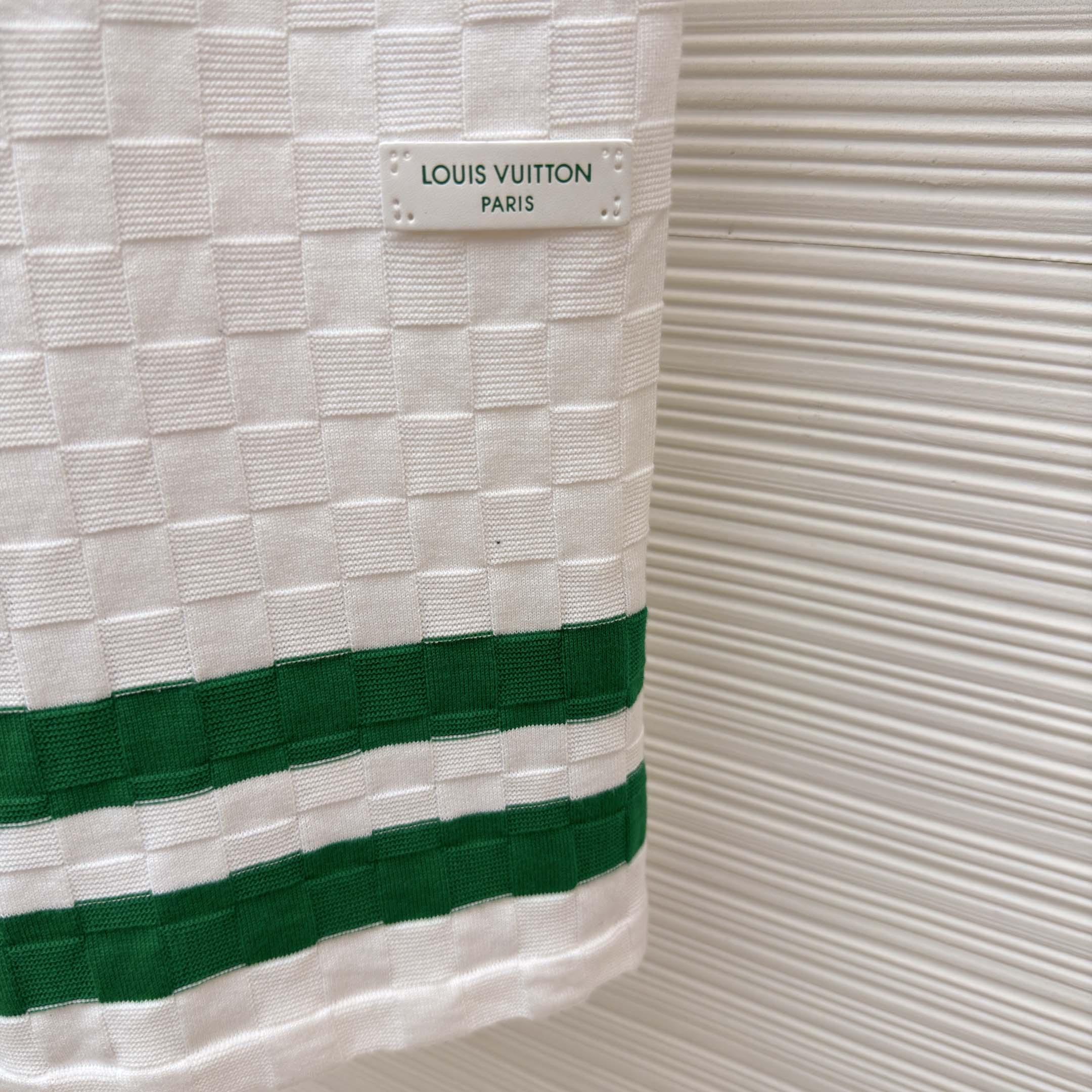 Louis Vuitton Damier Terry Tennis Shorts  - FashionPlug