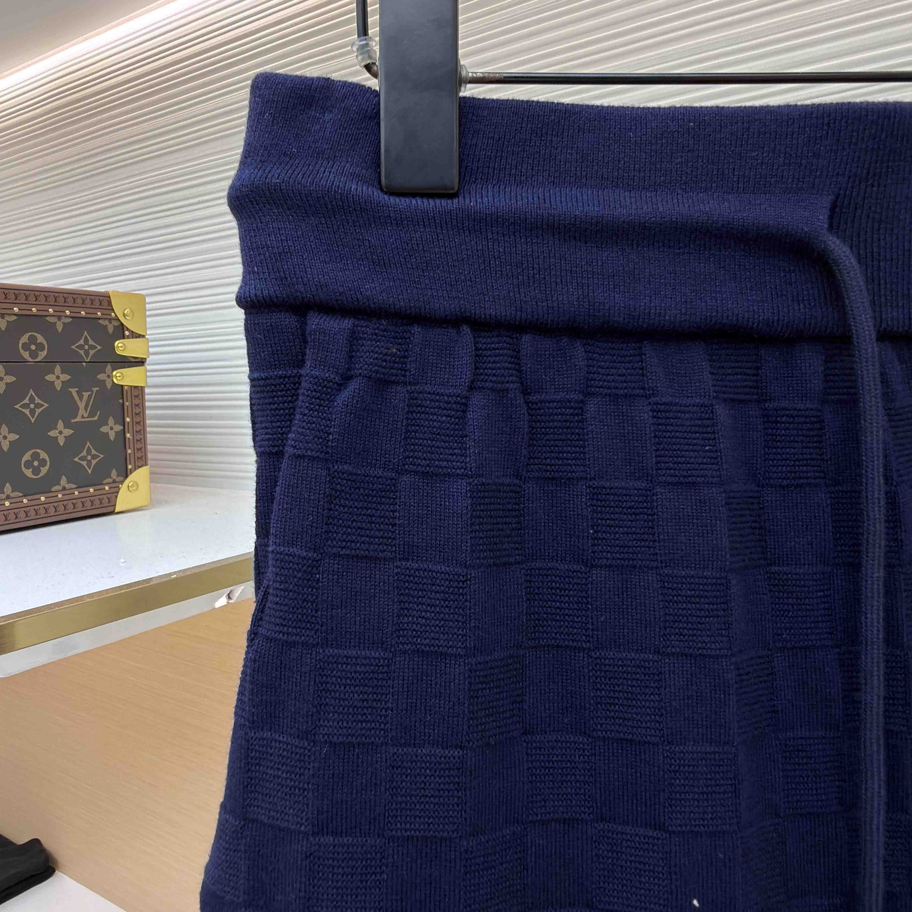 Louis Vuitton Damier Terry Tennis Shorts  - FashionPlug