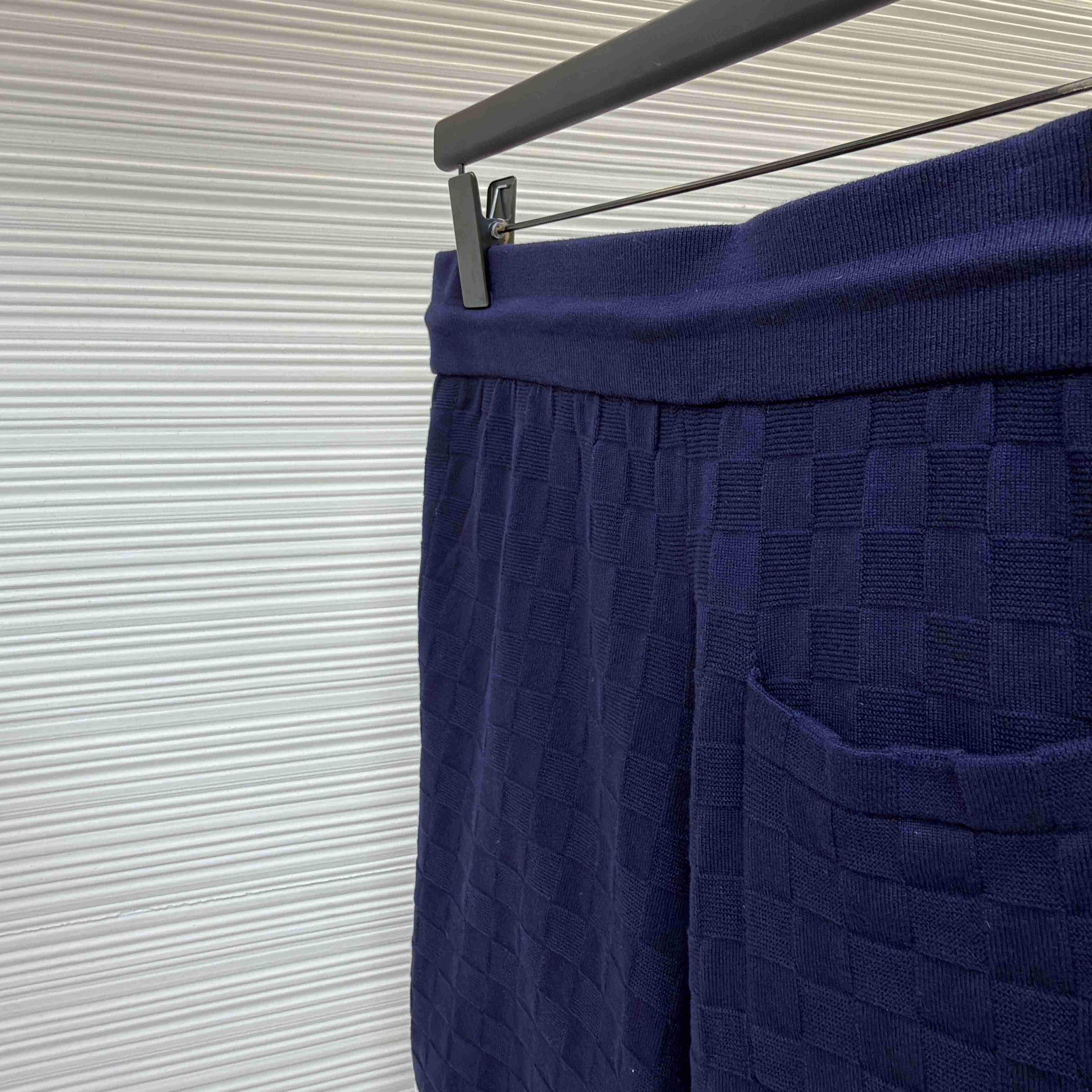 Louis Vuitton Damier Terry Tennis Shorts  - FashionPlug