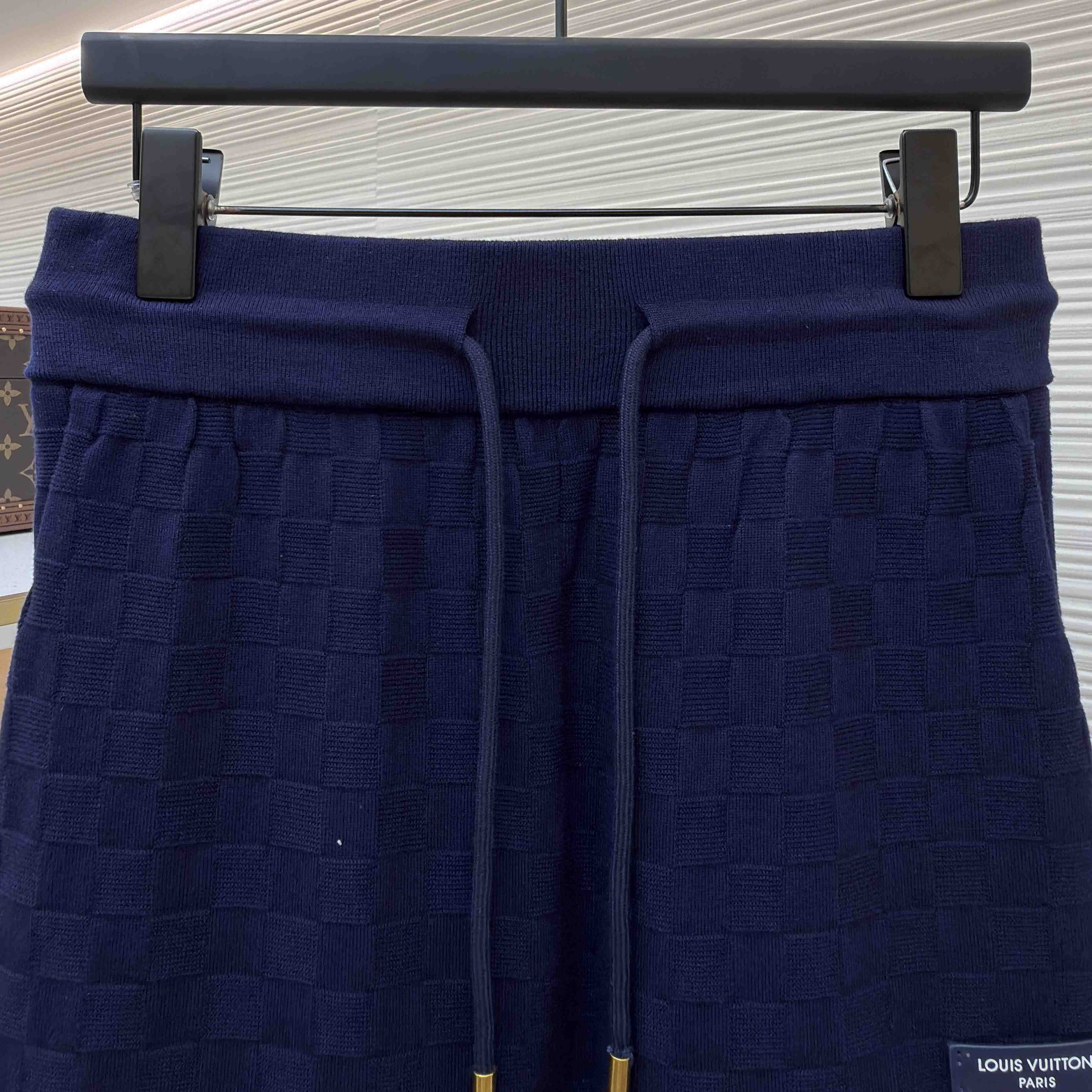 Louis Vuitton Damier Terry Tennis Shorts  - FashionPlug