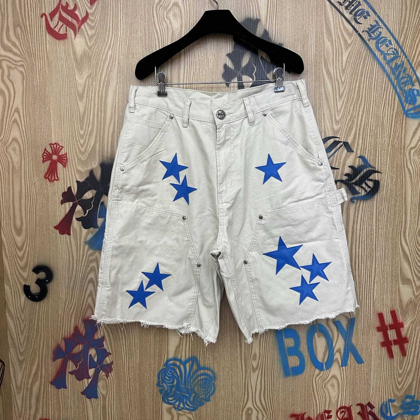 Chrome Hearts Denim Shorts - FashionPlug