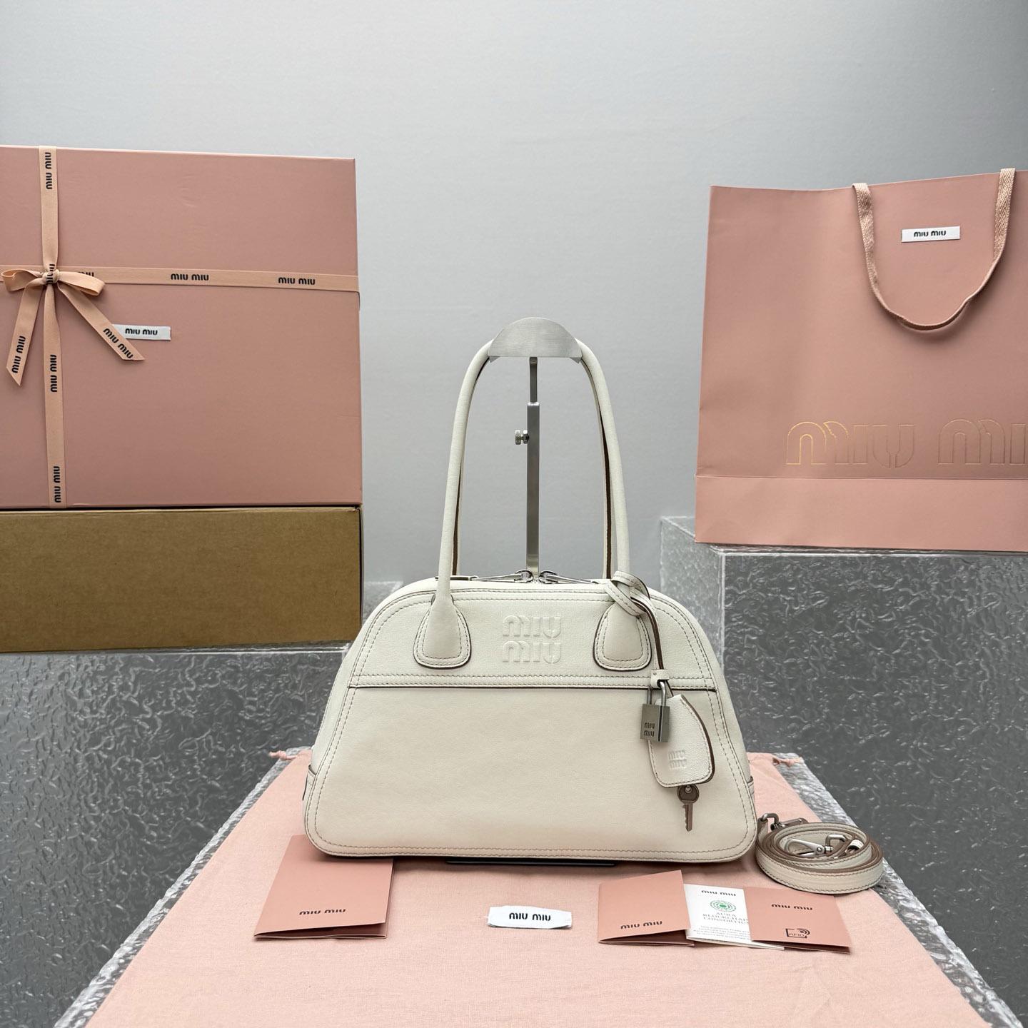 Miu Miu Vivant Nappa Leather Bag - FashionPlug