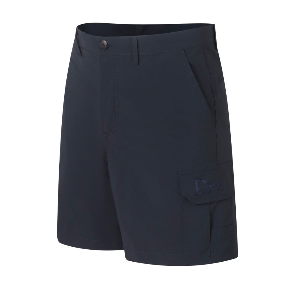 Dior Cargo Shorts With Dior Embroidery - FashionPlug