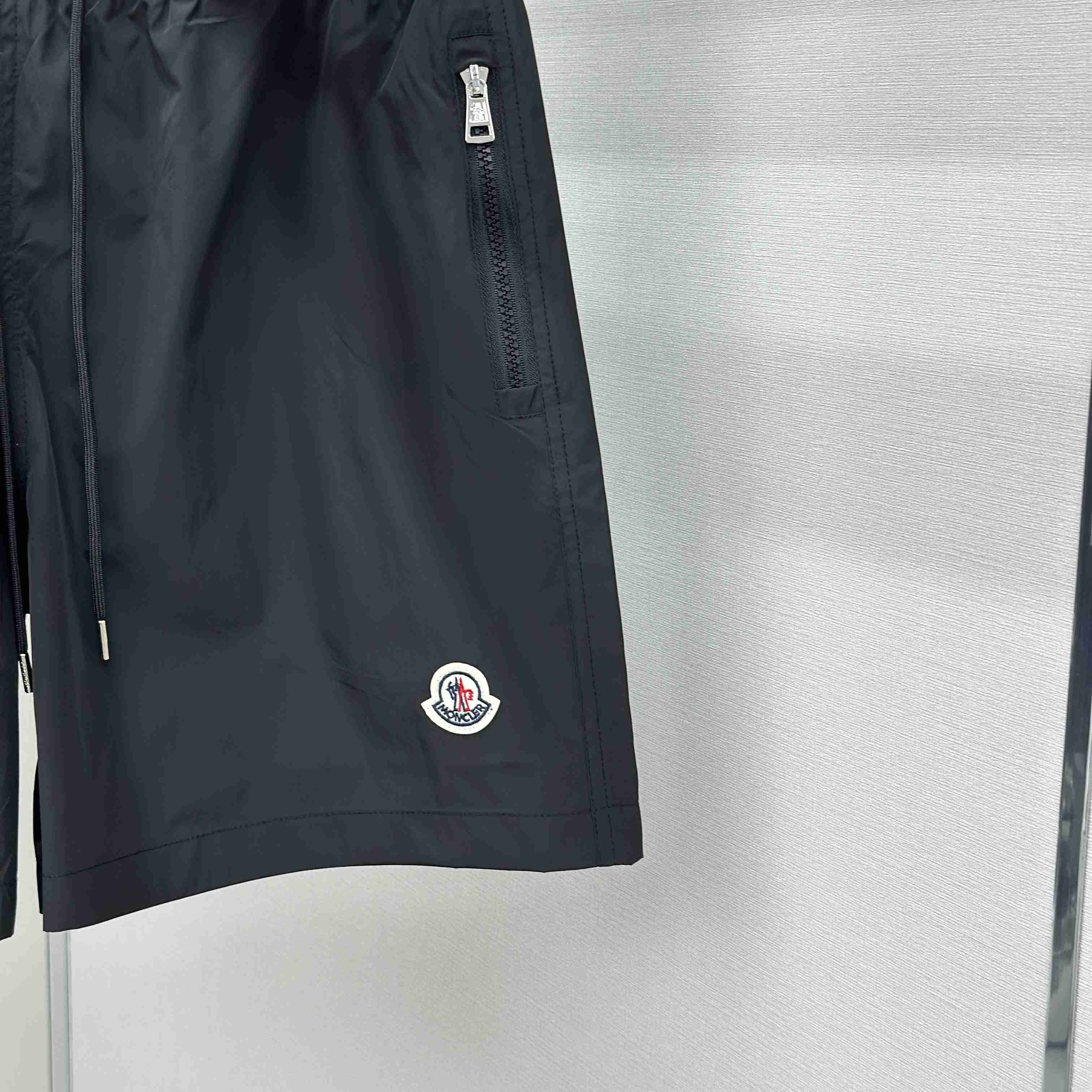 Moncler Logo-Patch Swim Shorts - FashionPlug