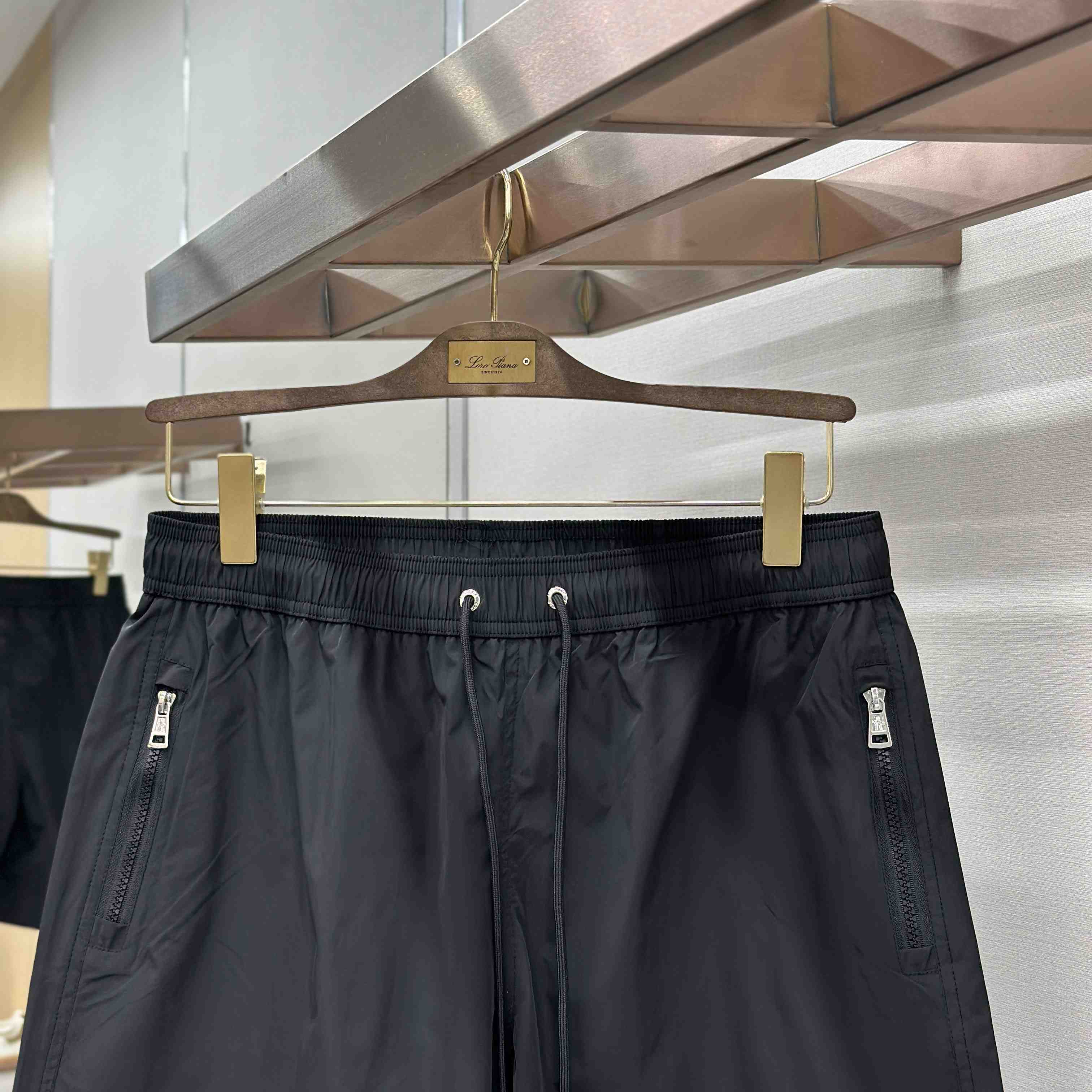 Moncler Logo-Patch Swim Shorts - FashionPlug