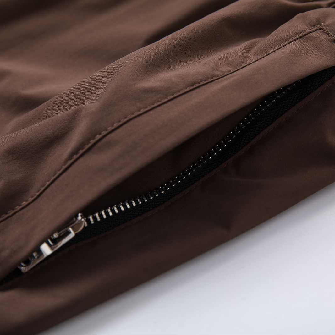 Amiri MA Gradient Bar Swim Trunks 'Brown' - FashionPlug