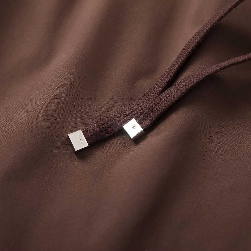 Amiri MA Gradient Bar Swim Trunks 'Brown' - FashionPlug