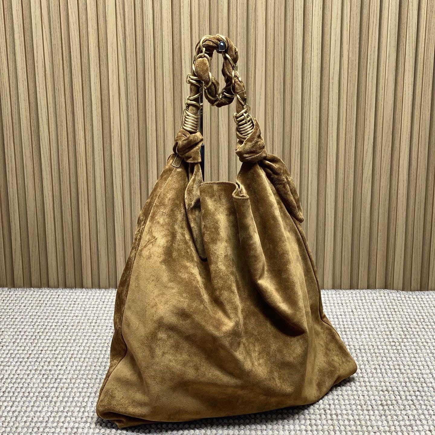 Saint Laurent AMALIA In Suede - FashionPlug
