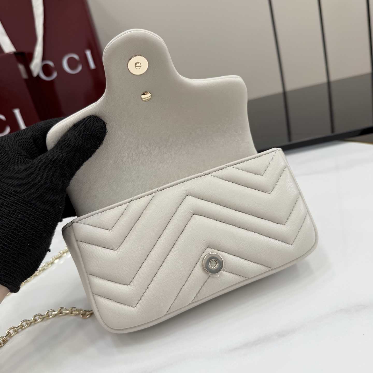 Gucci GG Marmont Mini Shoulder Bag - FashionPlug