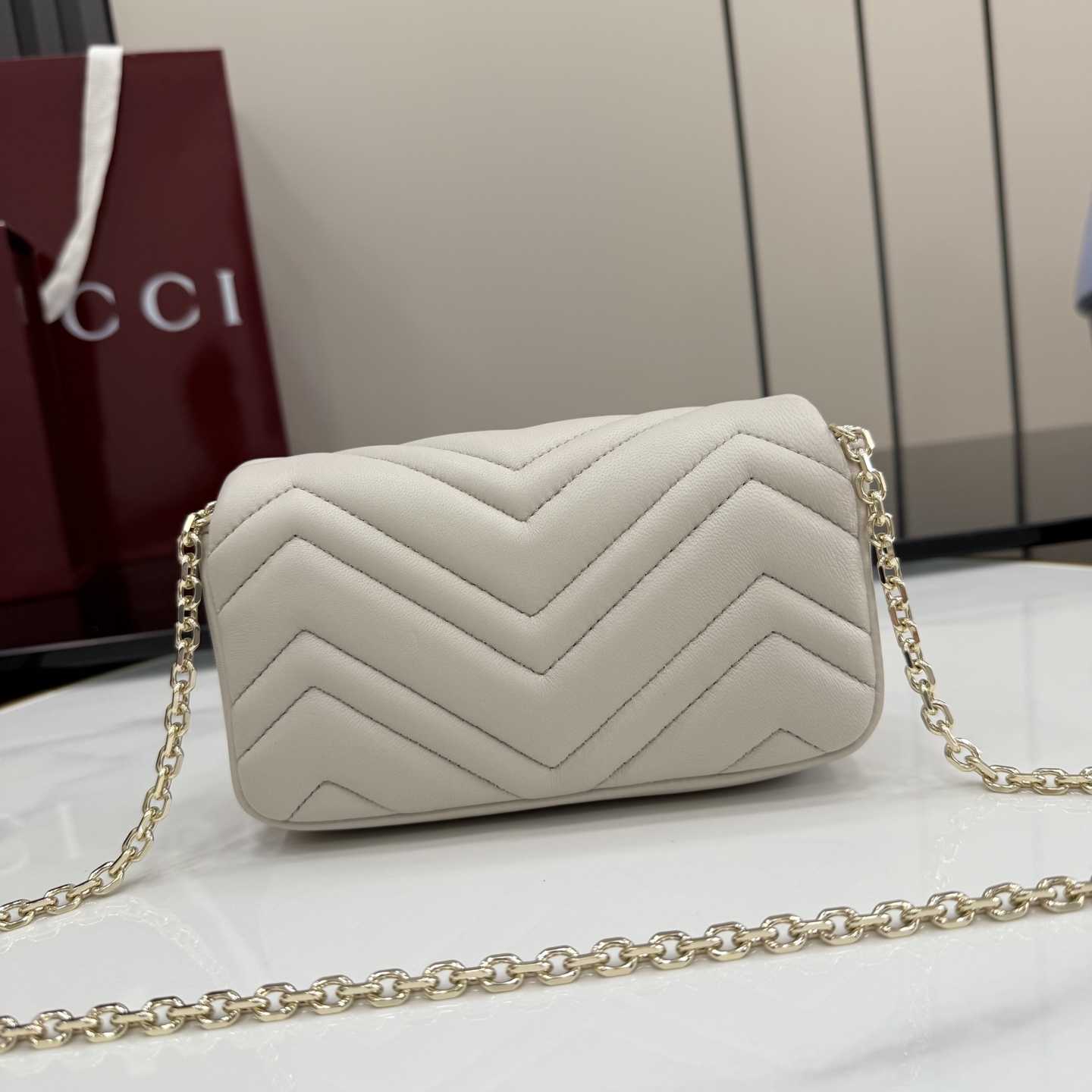 Gucci GG Marmont Mini Shoulder Bag - FashionPlug