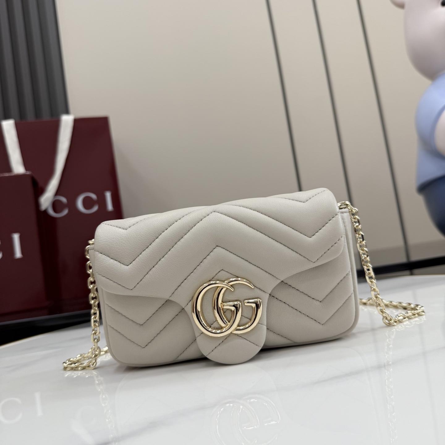 Gucci GG Marmont Mini Shoulder Bag - FashionPlug