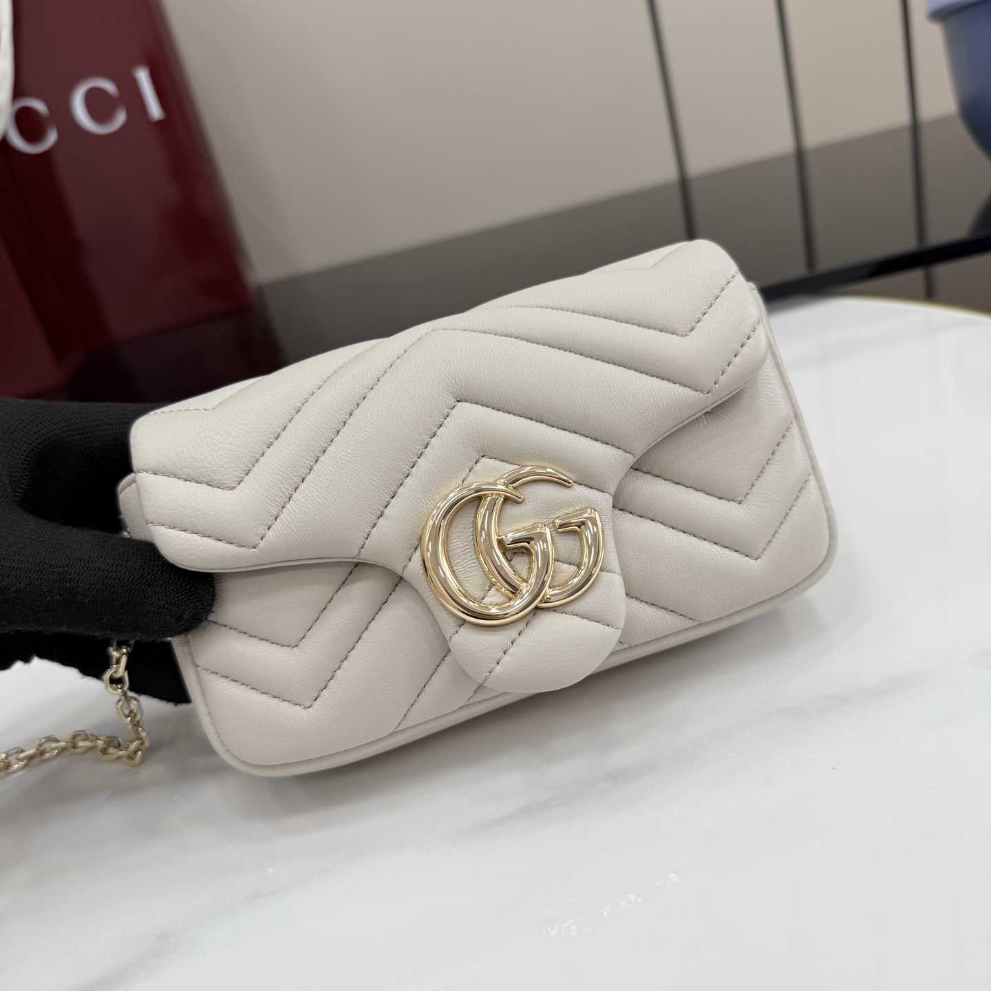 Gucci GG Marmont Mini Shoulder Bag - FashionPlug