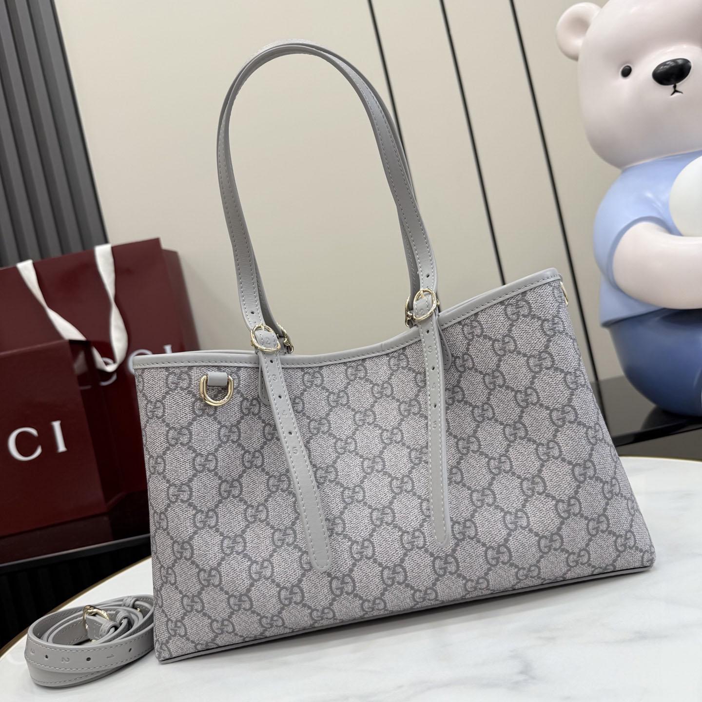 Gucci GG Emblem Small Tote Bag 815214 - FashionPlug