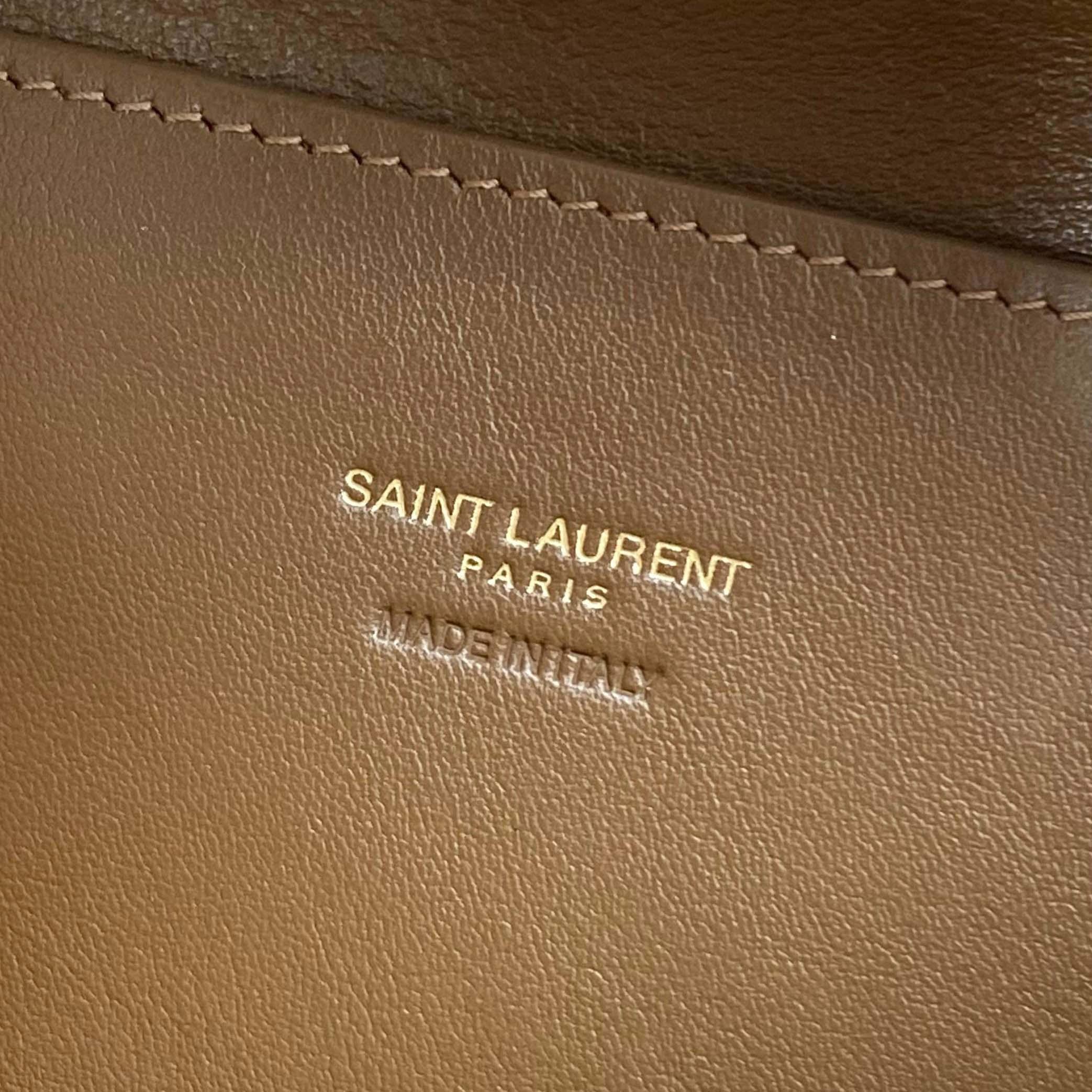 Saint Laurent LE 5 À 7 BABY BEA In Grained Leather - FashionPlug