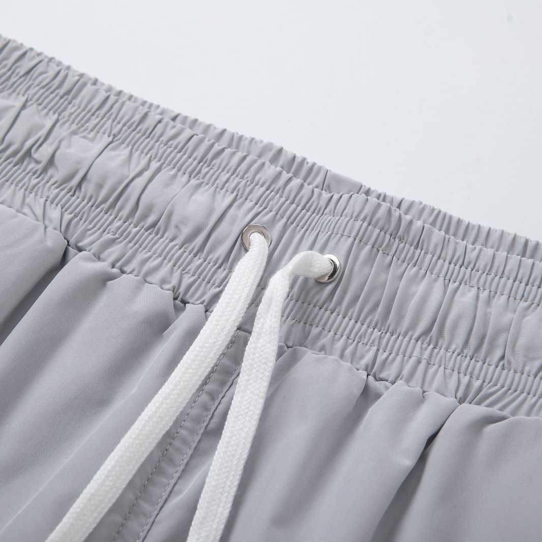 Amiri Stack Logo Swim Shorts In Stretch Limo - FashionPlug