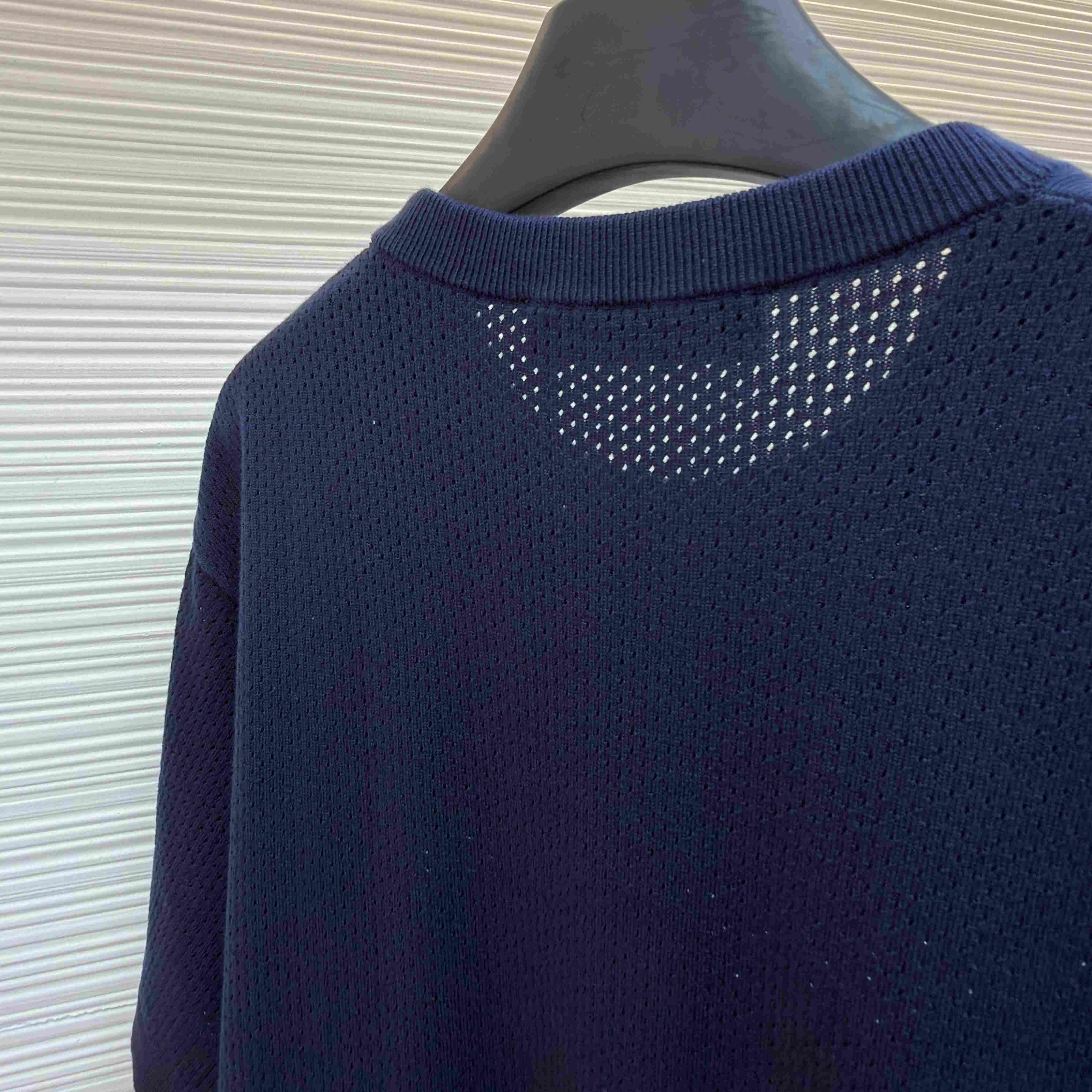 Louis Vuitton Cotton-Cashmere Short-Sleeved Crewneck 1AK6XR - FashionPlug