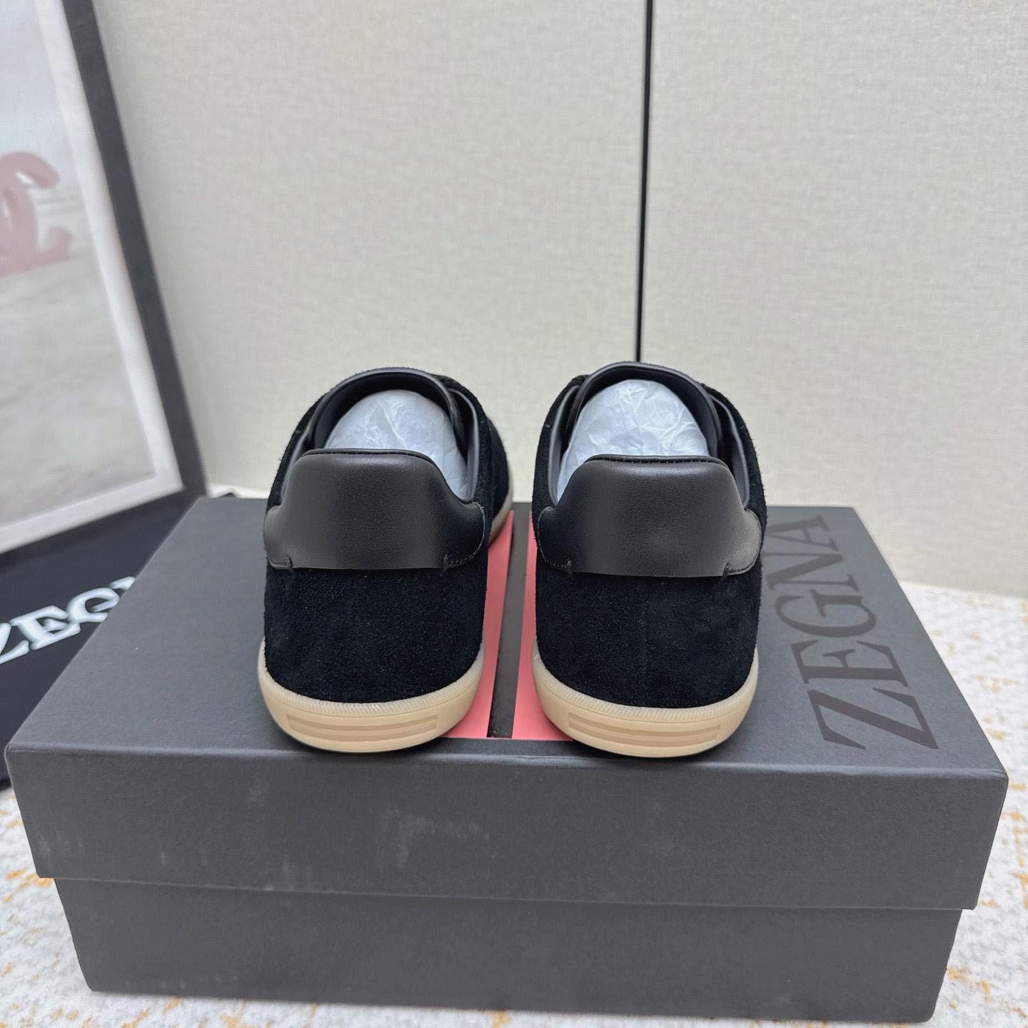 Zegna 232 Suede Sneakers - FashionPlug