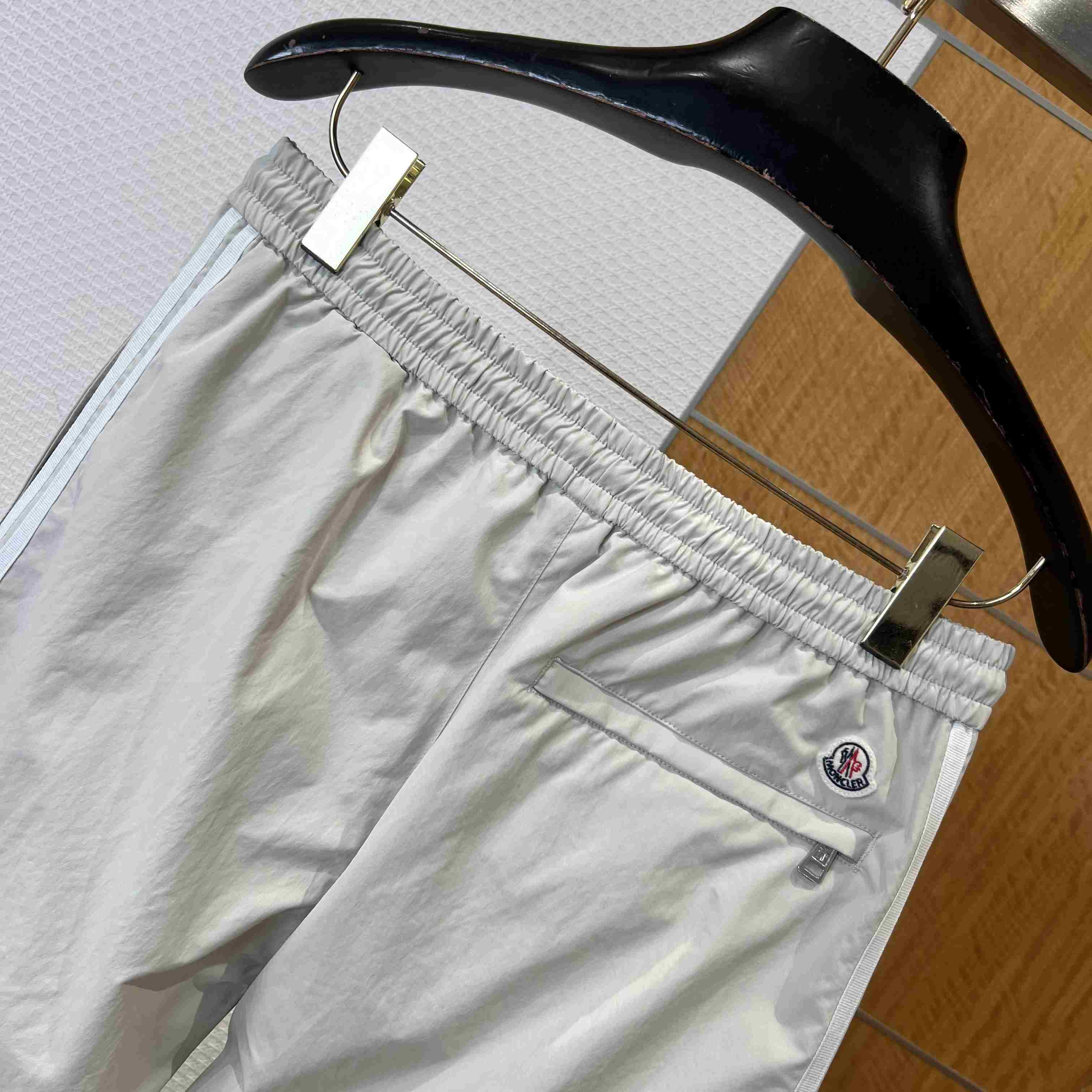 Moncler Striped Stretch Jogging Trousers - FashionPlug
