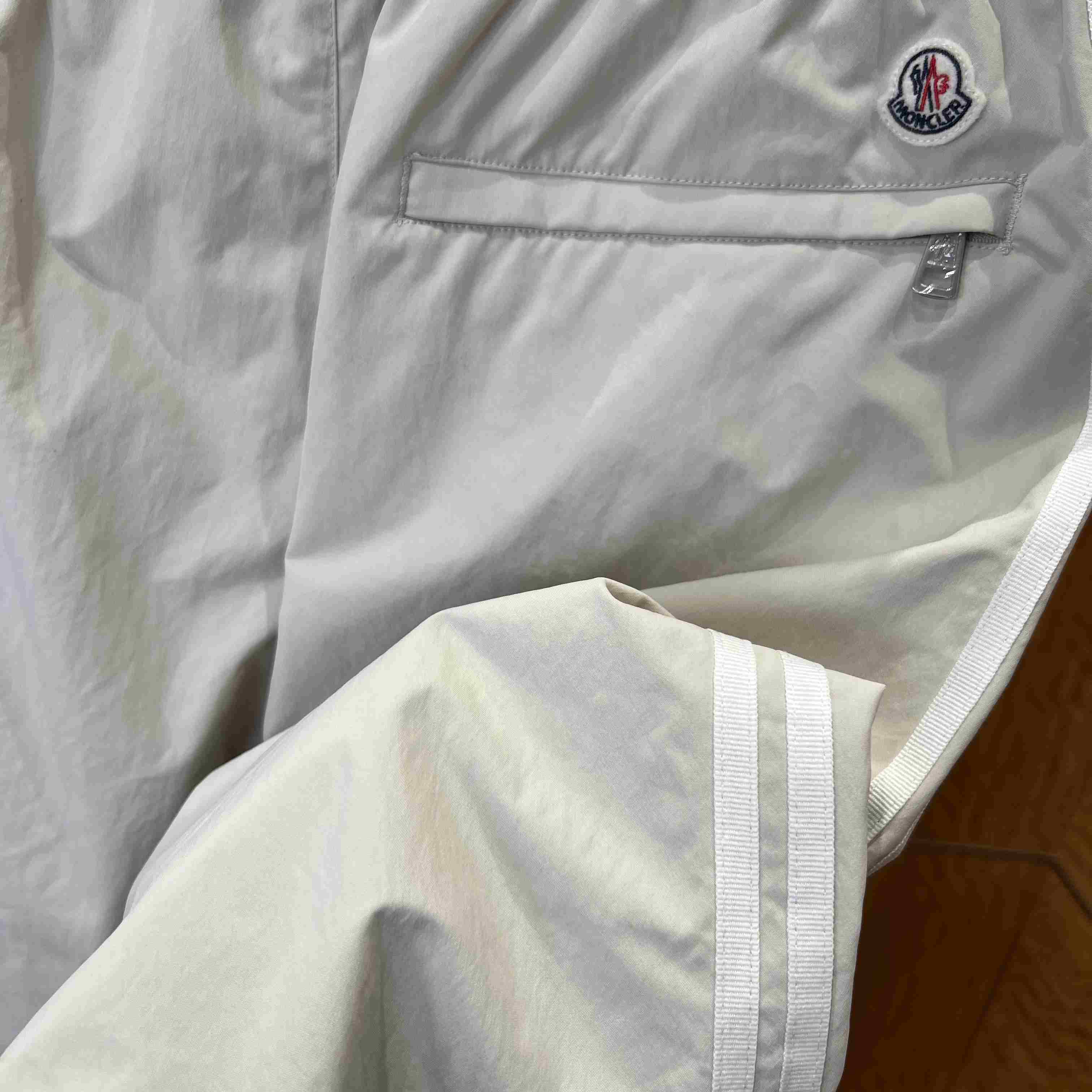 Moncler Striped Stretch Jogging Trousers - FashionPlug