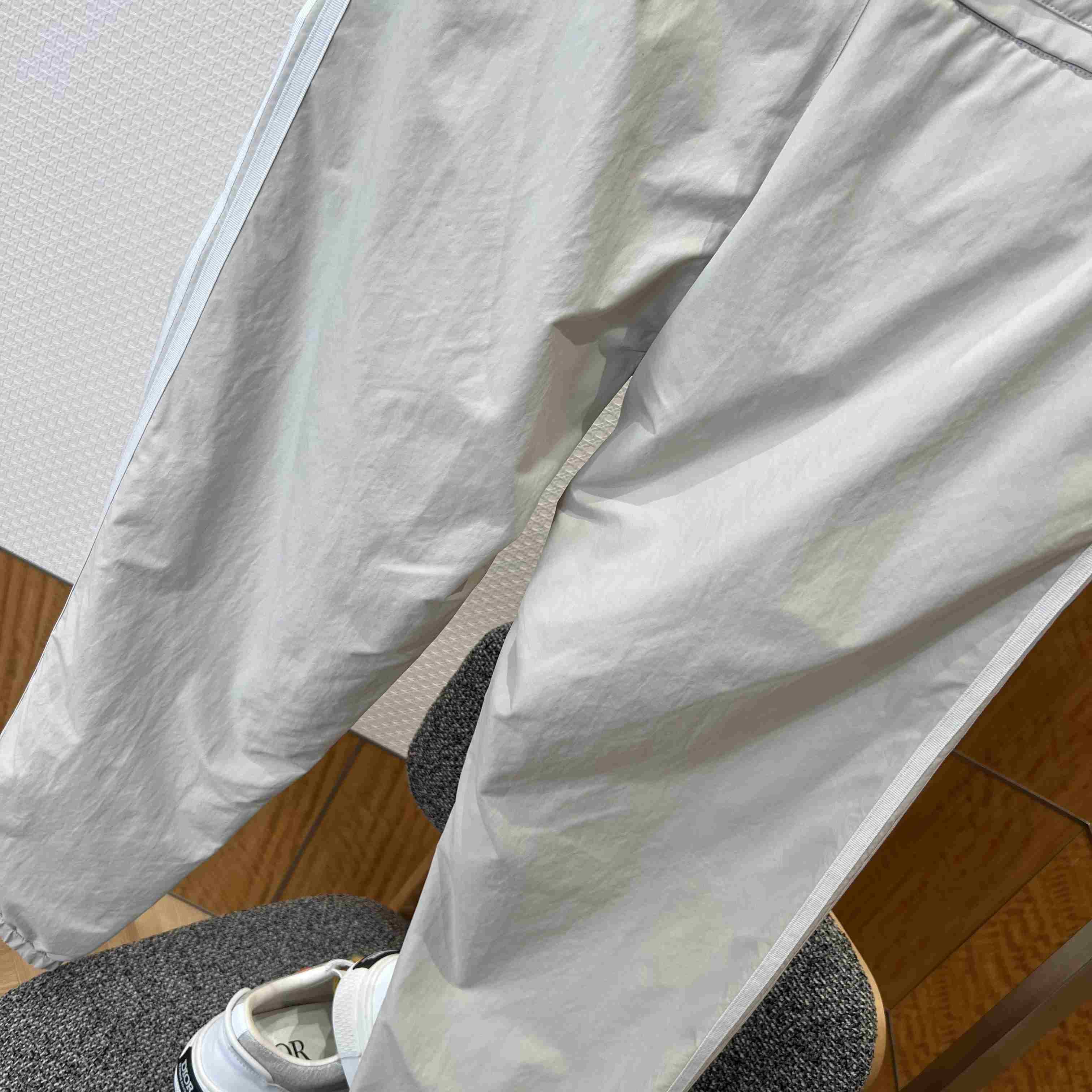 Moncler Striped Stretch Jogging Trousers - FashionPlug