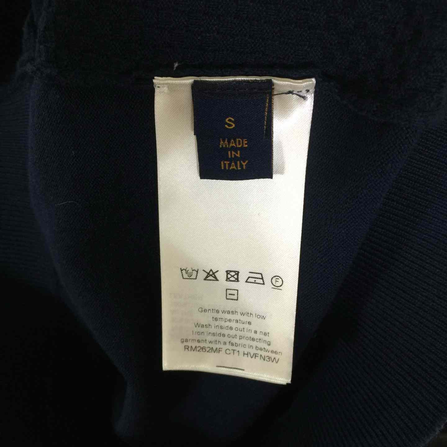Louis Vuitton Cotton-Silk Pointelle Polo Shirt   1AJINW - FashionPlug