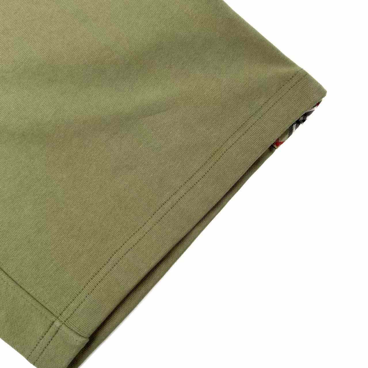 Burberry  Check Trim Cotton Shorts    - FashionPlug