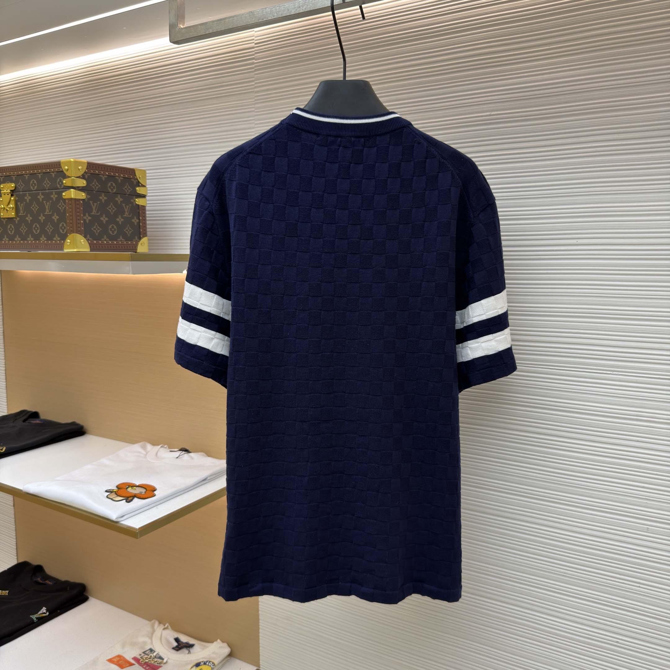 Louis Vuitton Damier Terry Tennis T-Shirt - FashionPlug