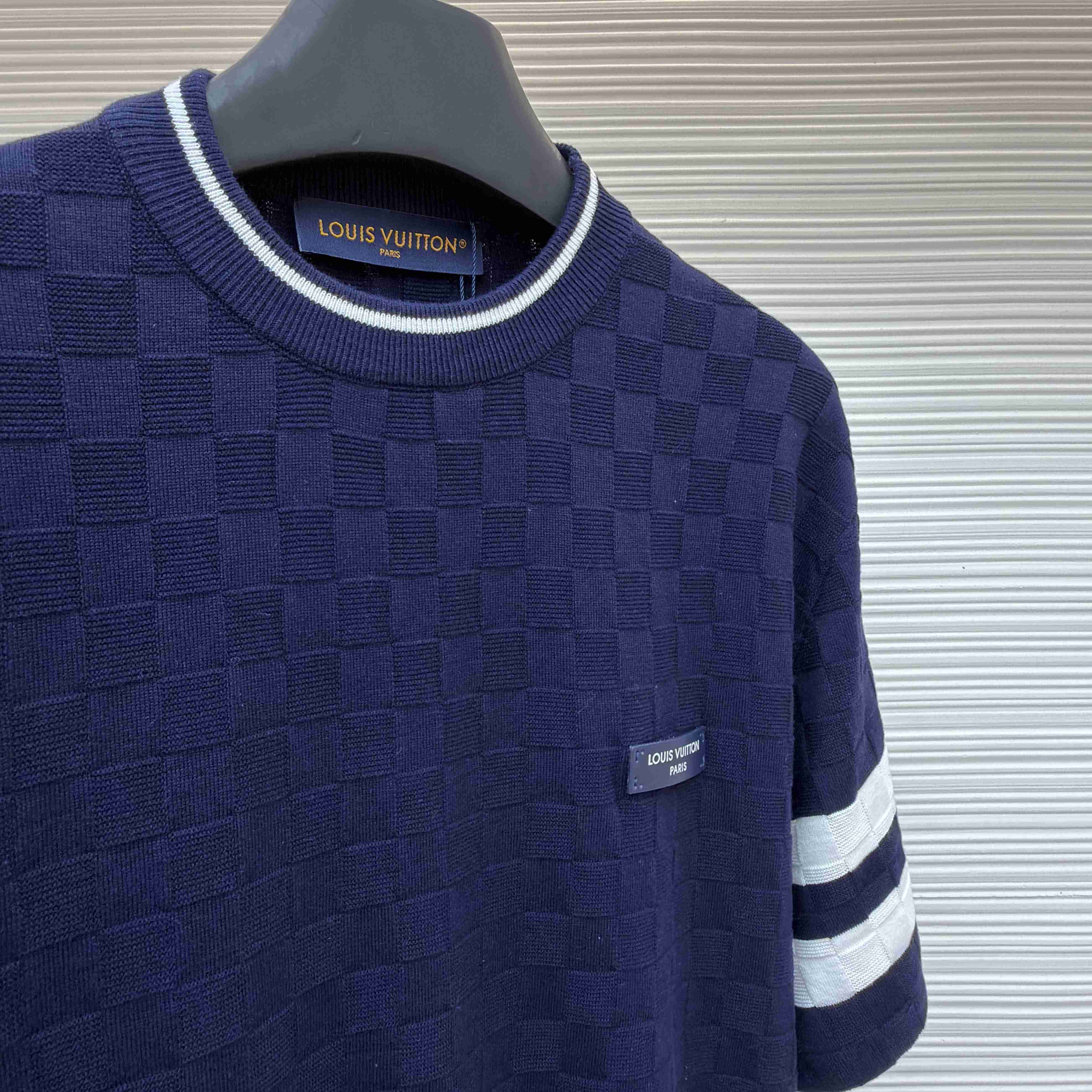 Louis Vuitton Damier Terry Tennis T-Shirt - FashionPlug