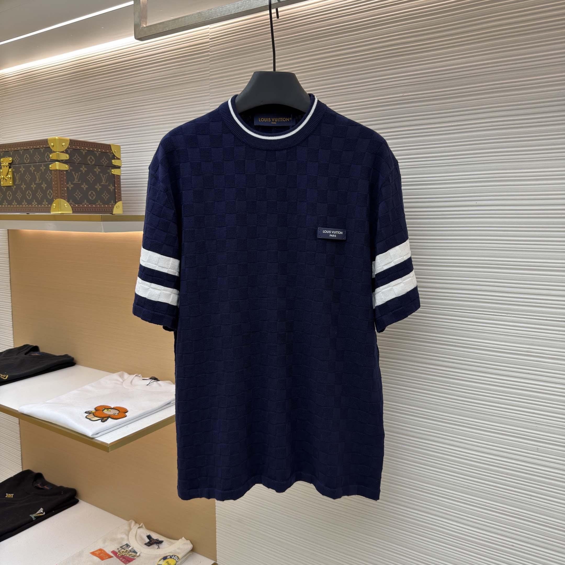 Louis Vuitton Damier Terry Tennis T-Shirt - FashionPlug