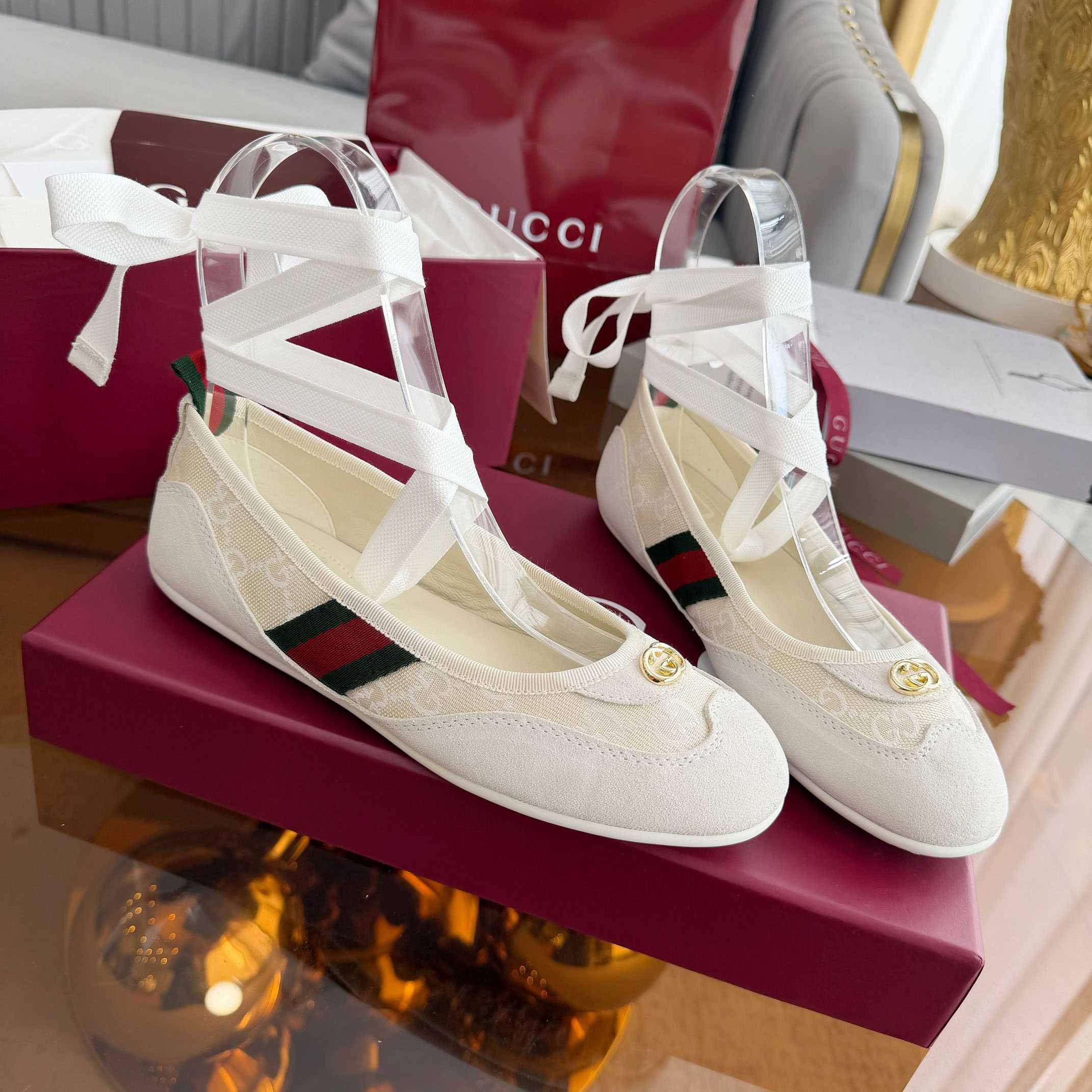  Gucci Shift Ballerina - FashionPlug