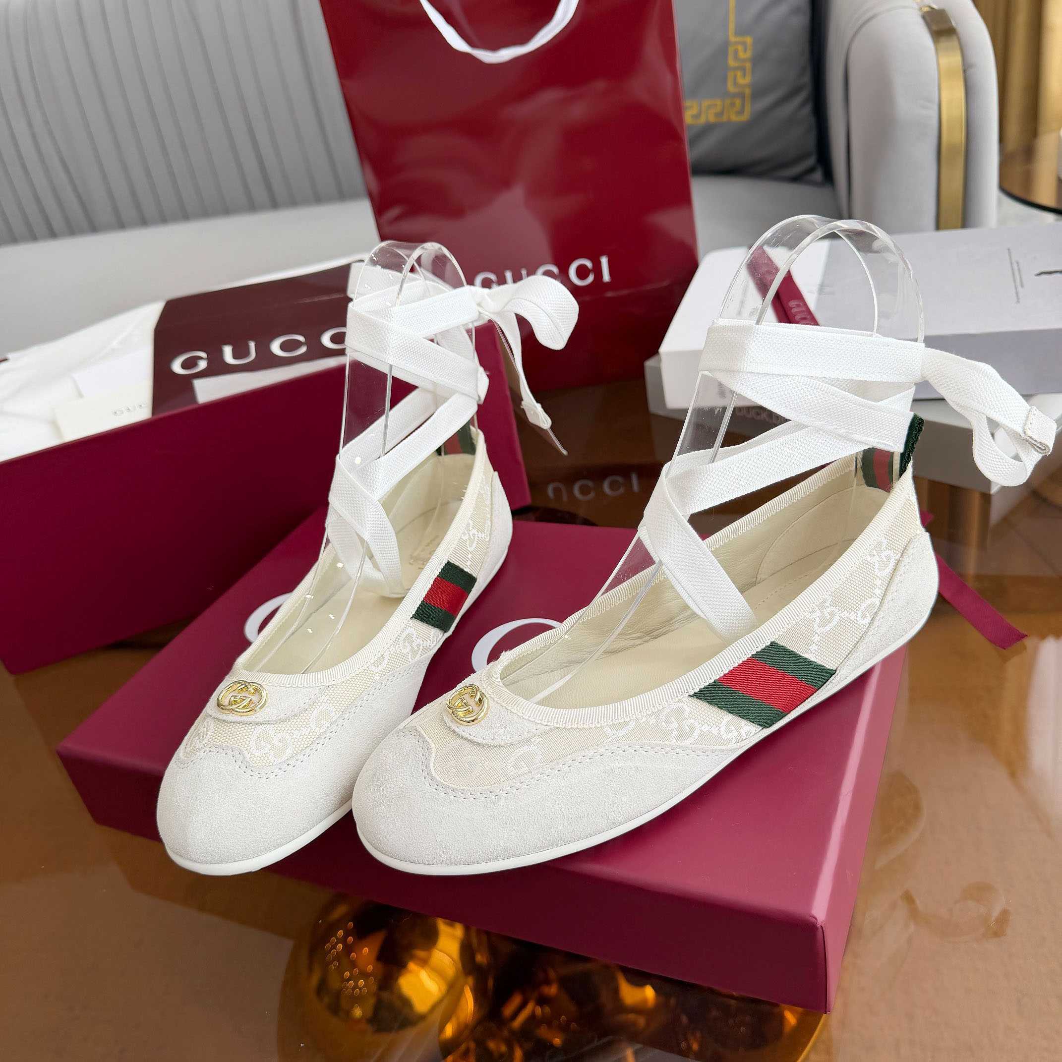  Gucci Shift Ballerina - FashionPlug