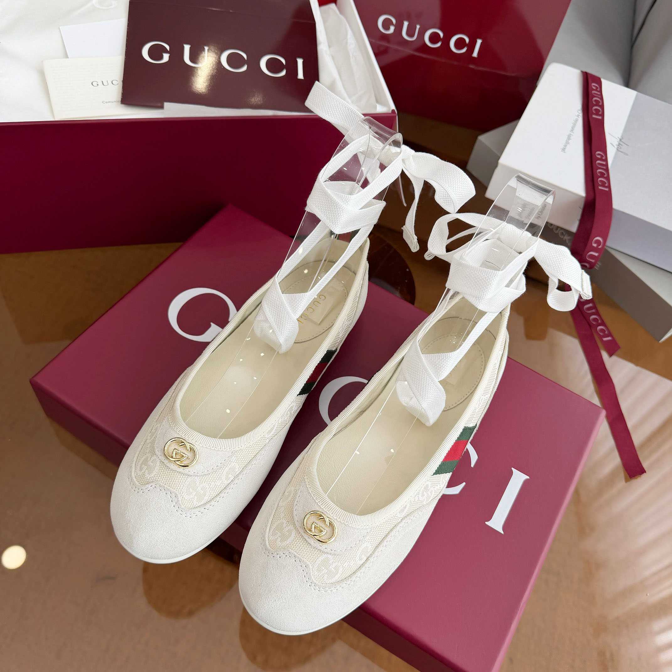  Gucci Shift Ballerina - FashionPlug