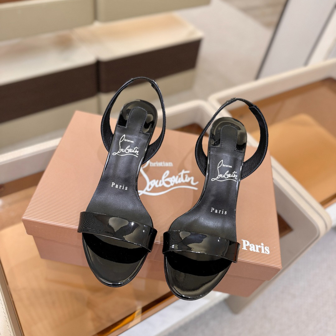 Christian Louboutin Marilyn Leather Sandals - FashionPlug