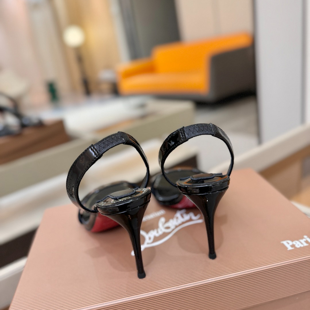 Christian Louboutin Marilyn Leather Sandals - FashionPlug
