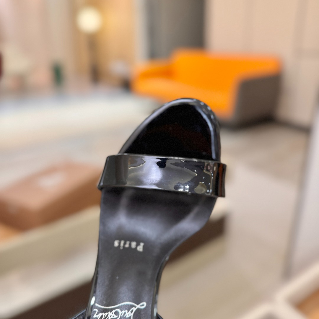 Christian Louboutin Marilyn Leather Sandals - FashionPlug