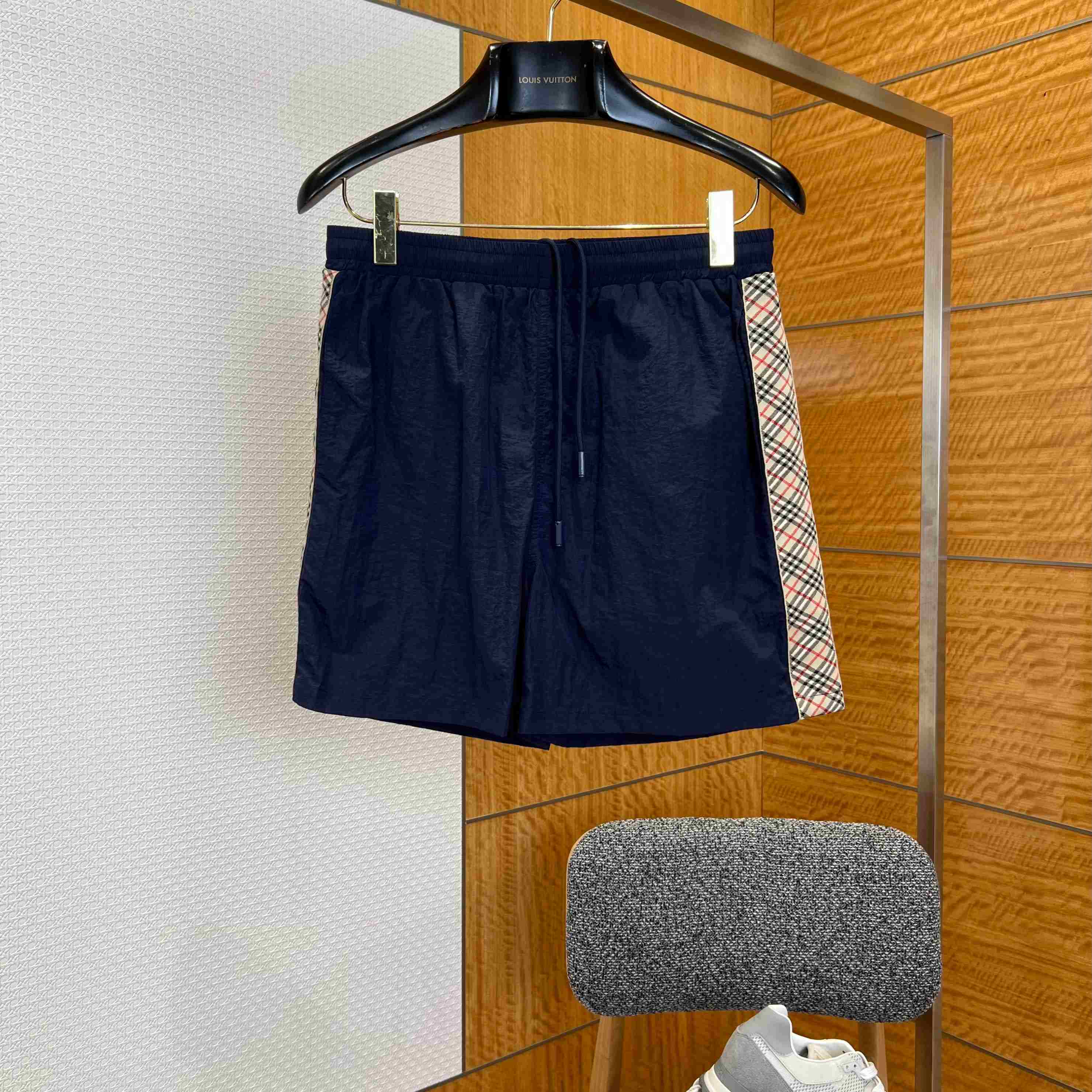 Burberry Check Trim Swim Shorts - FashionPlug